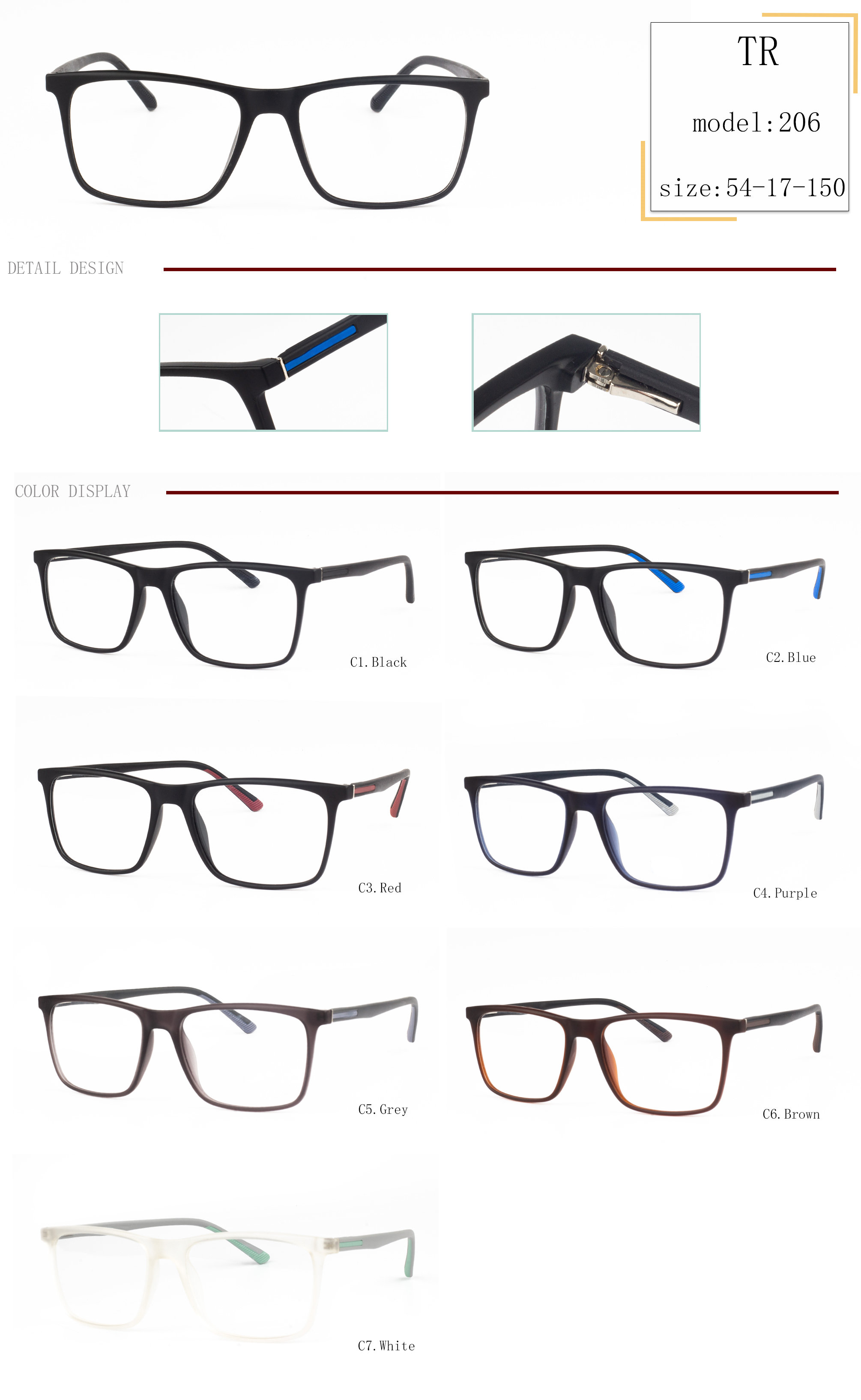 डिजाइनर थोक चश्मा