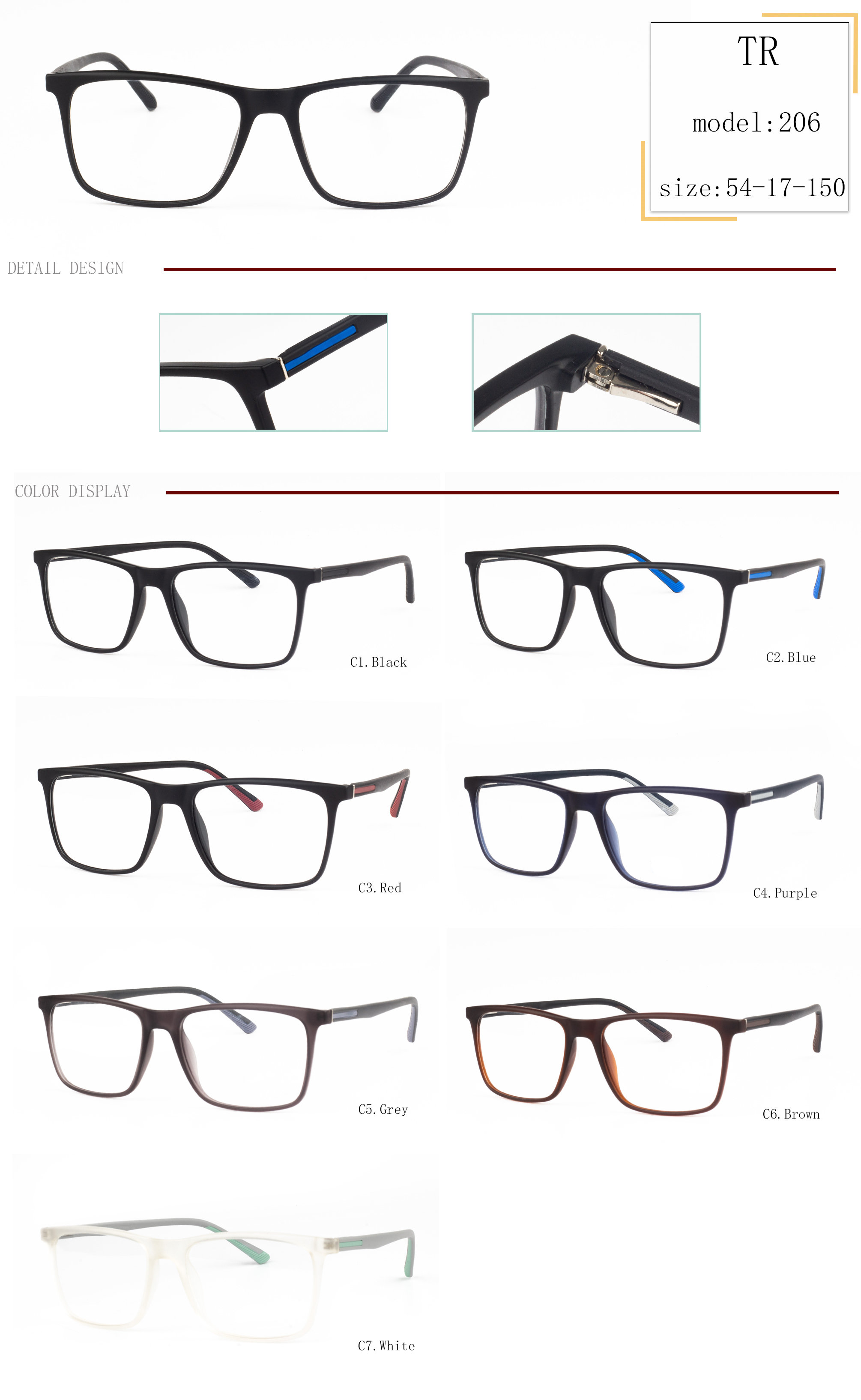 ûntwerper wholesale eyewear