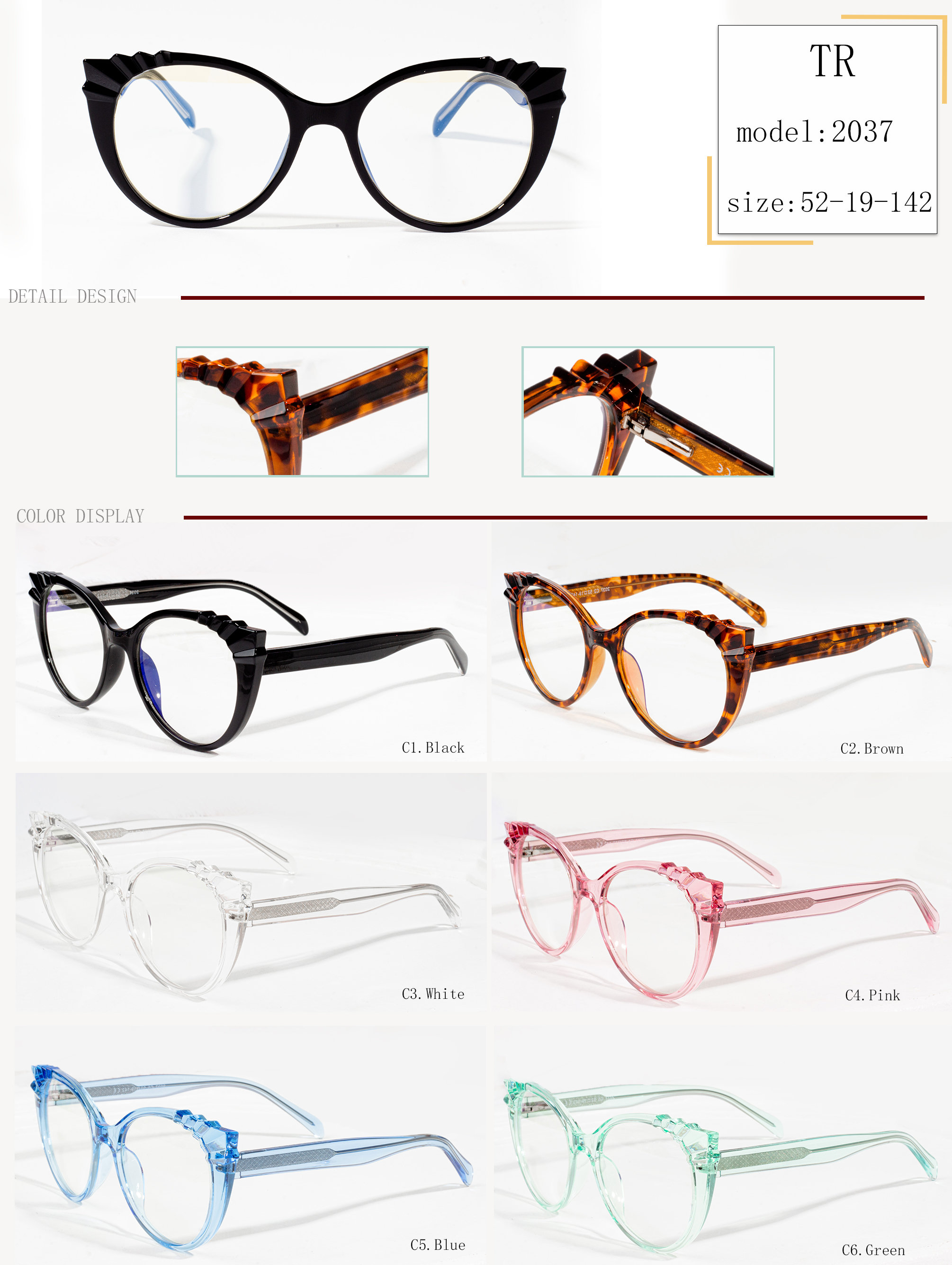 populära glasögonbågar för kvinnor