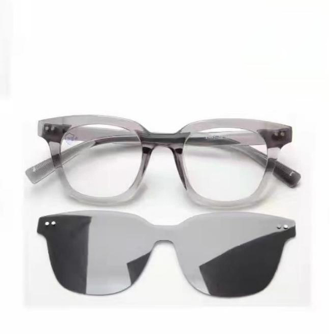 ulleres de sol amb clip per a homes