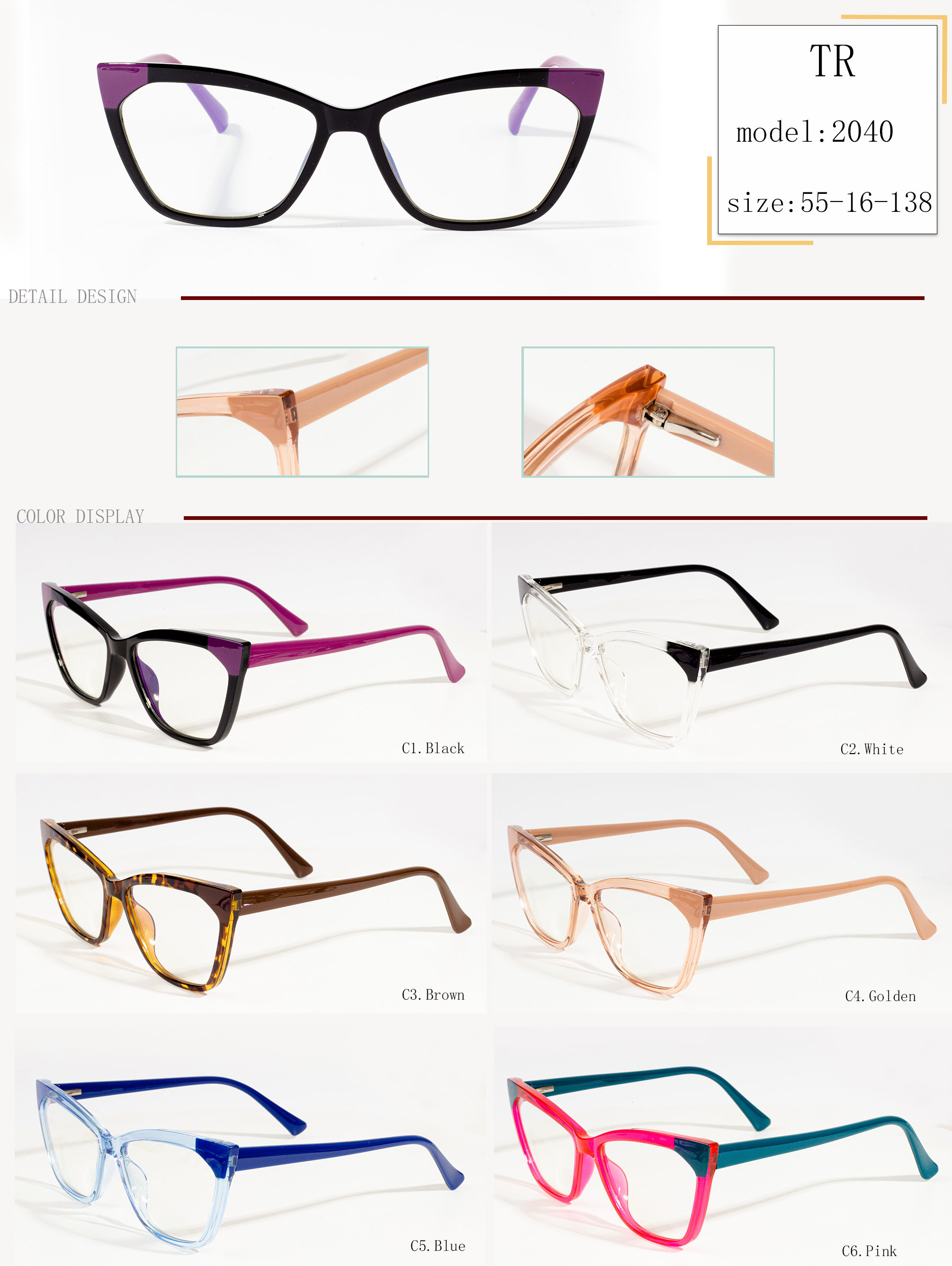 glasögonbågar för kvinnor