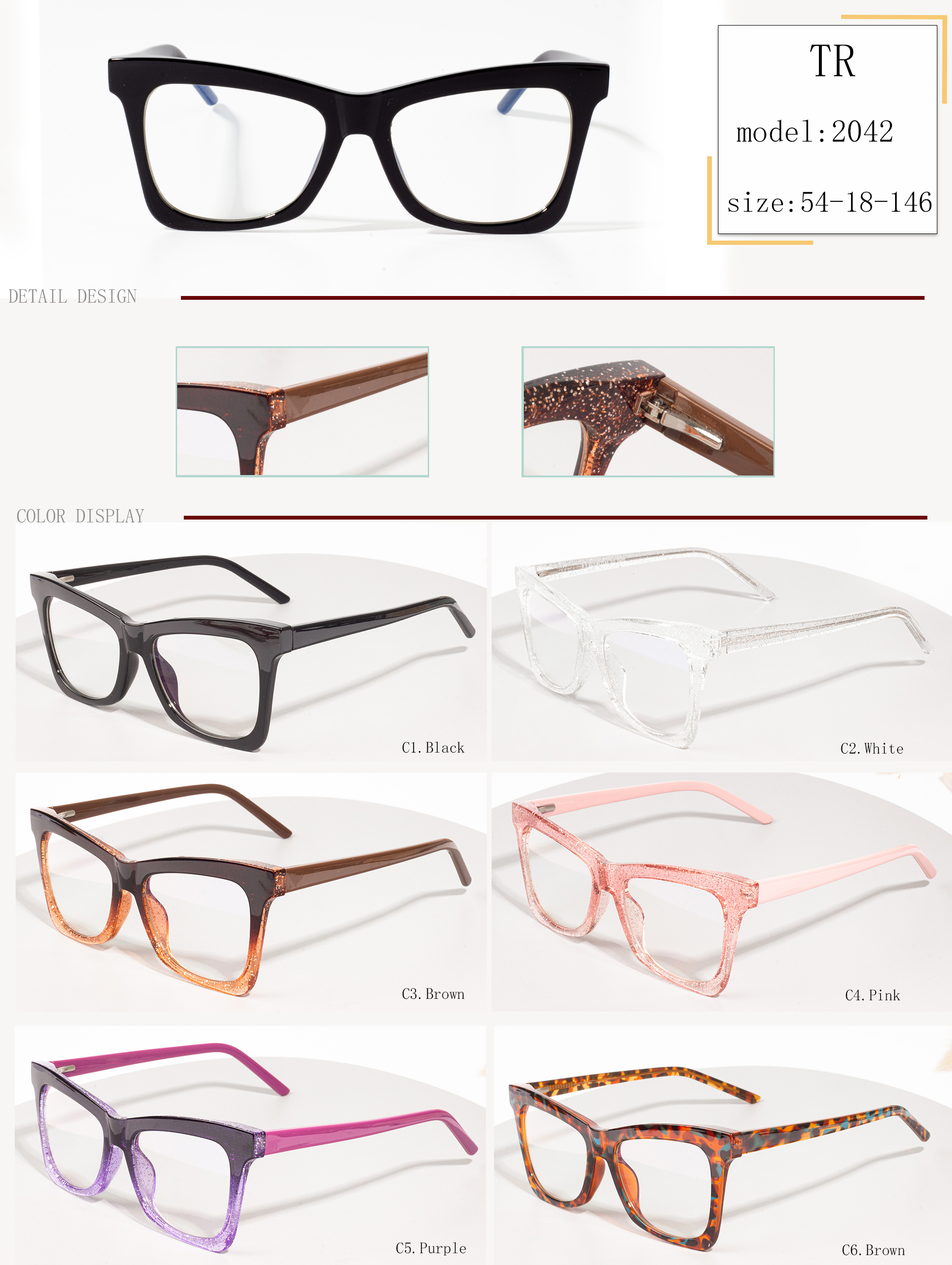 designer eyeglass muafaka wanawake