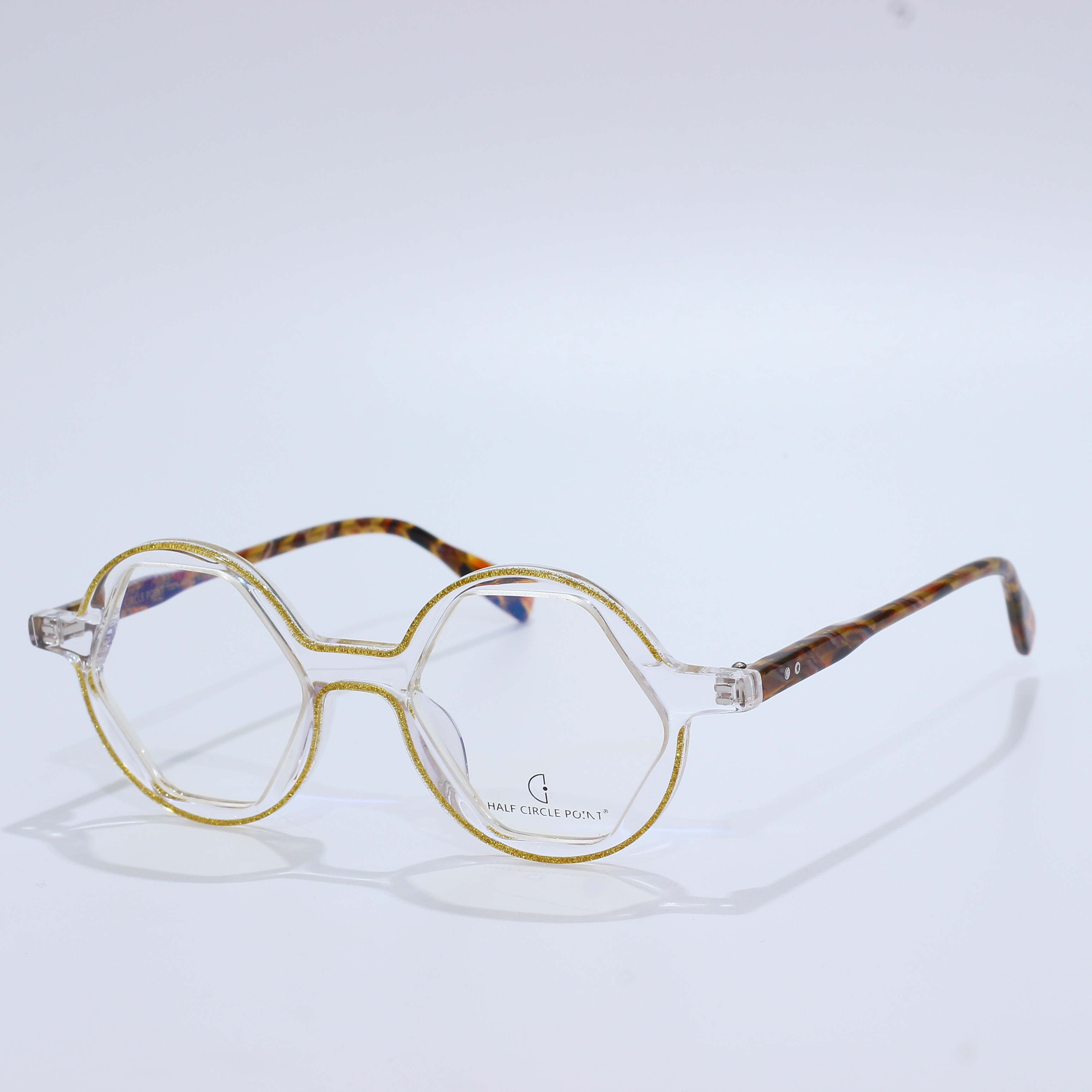 Acetate Mazzucchelli Blau Ljocht Brillen Brillen Frame (6)