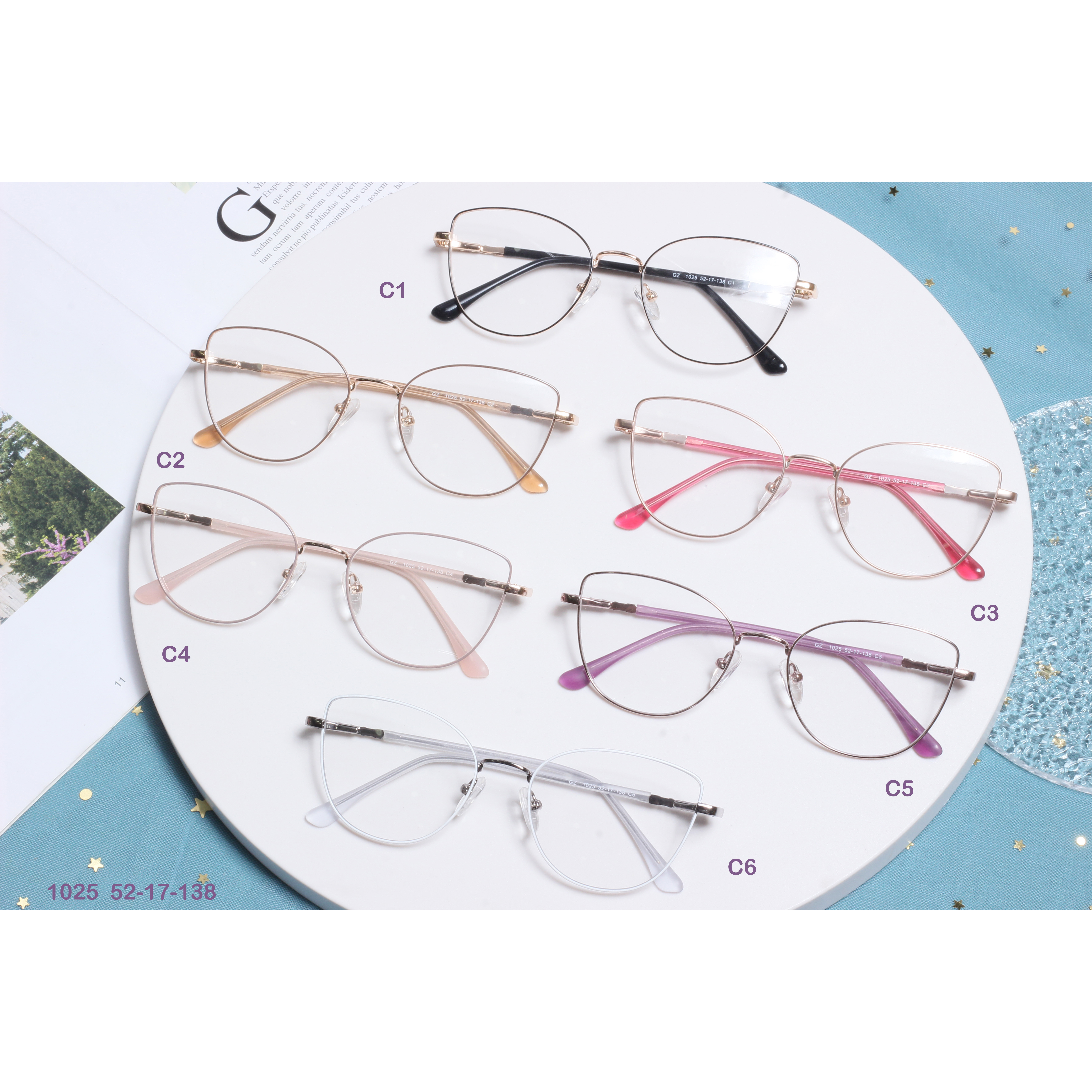 Aviation Metal Frame Classic Optical Eyeglasses (2)