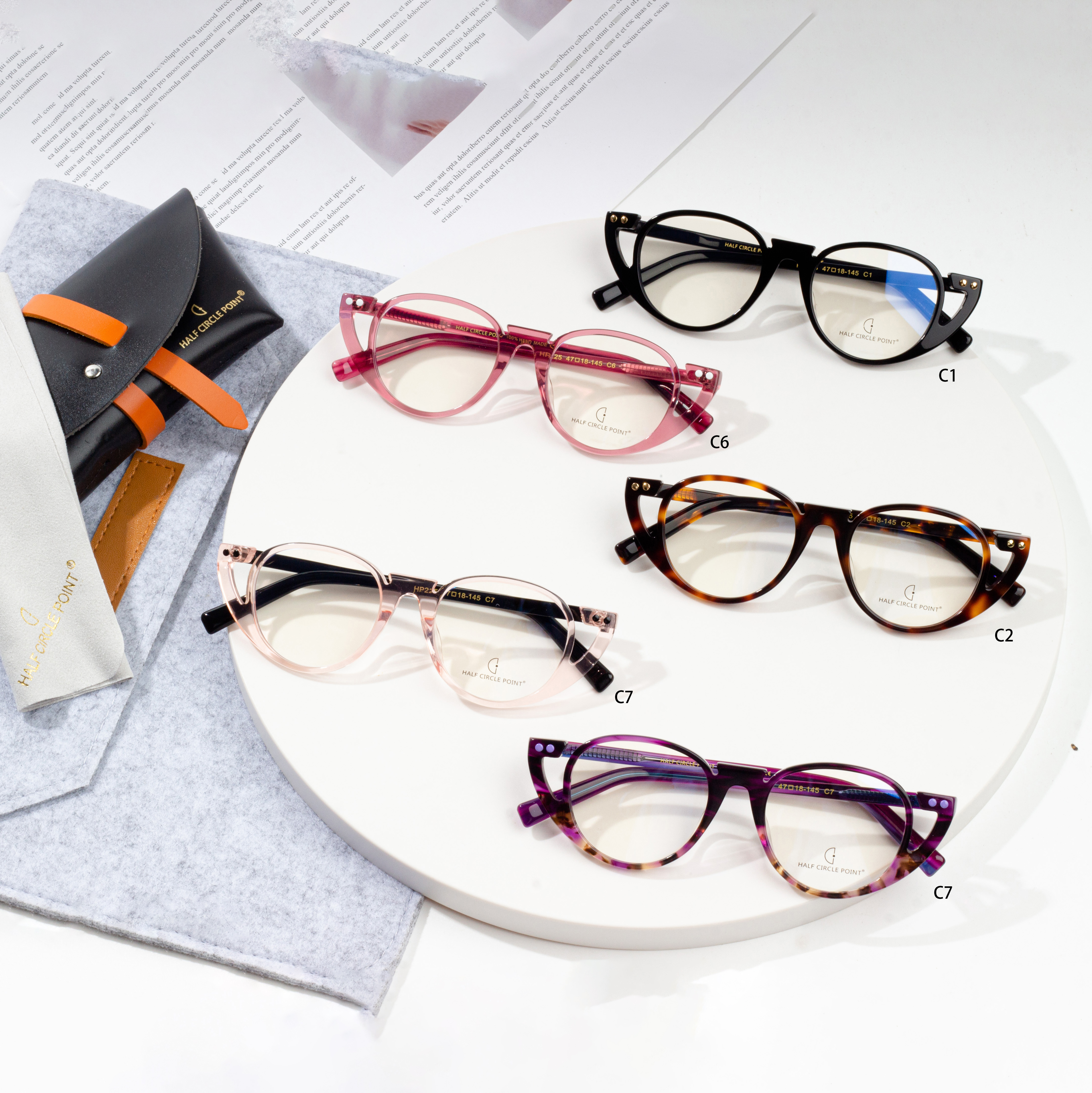 frèamaichean eyeglass acetate