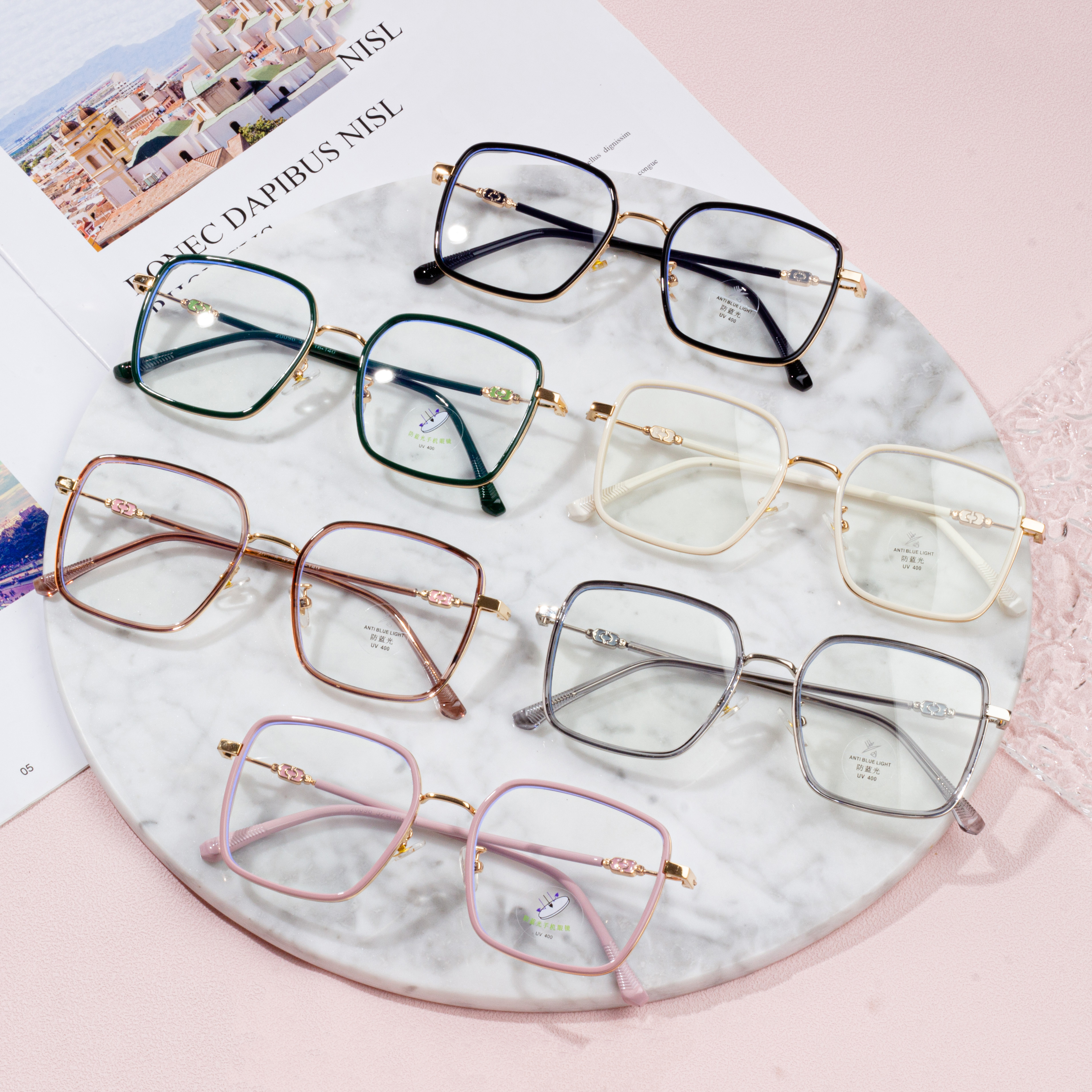 retro eyeglass mafuremu