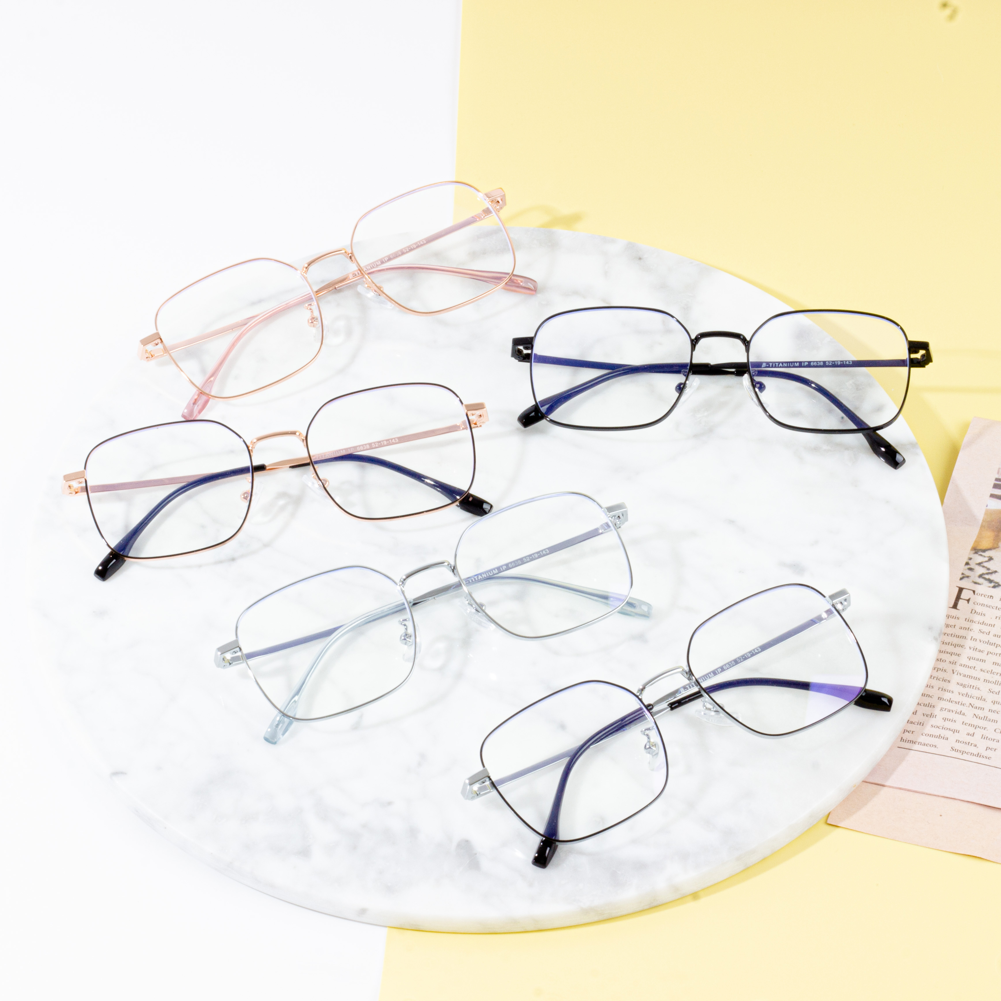 izitayela ze-eyeglass frame