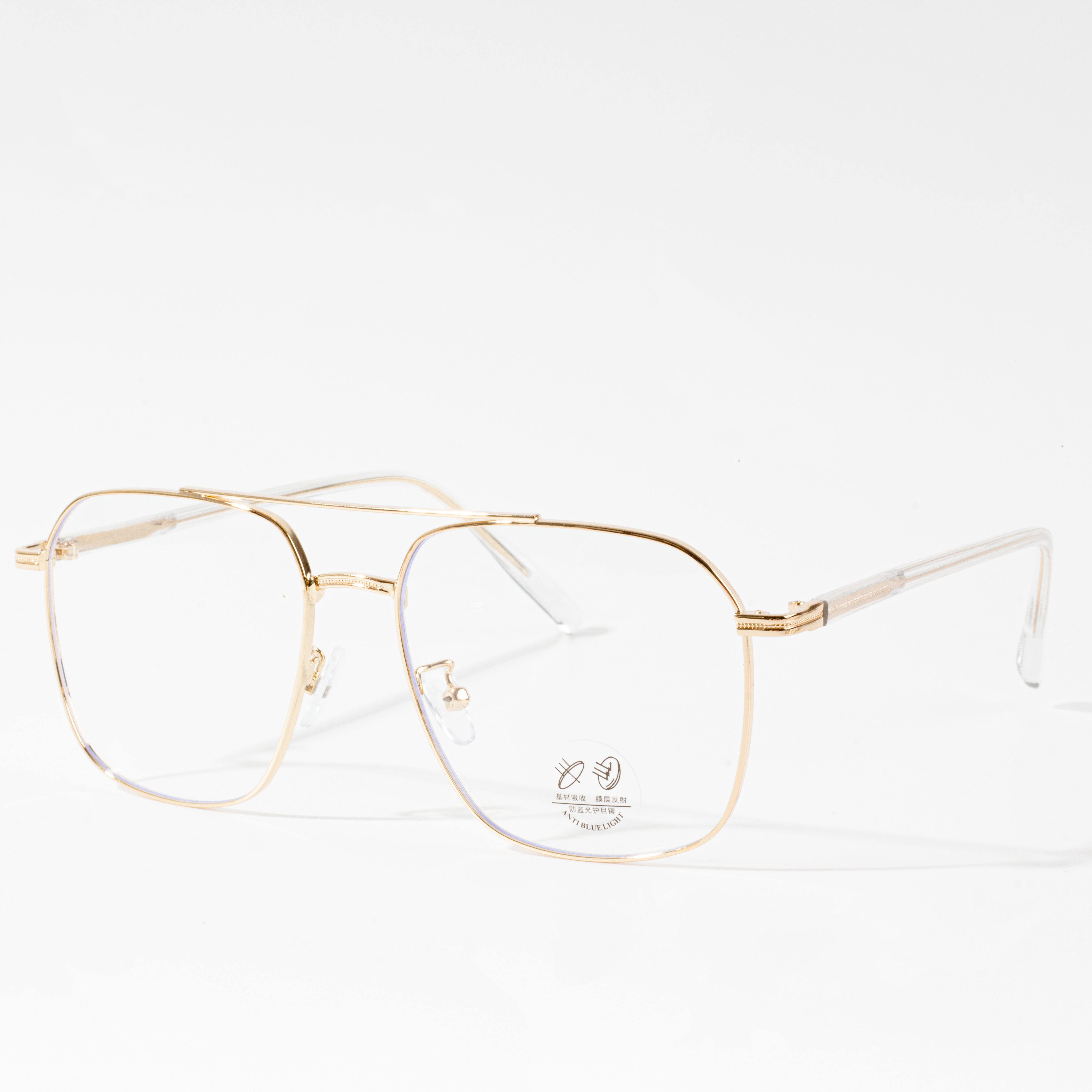 فریم عینک طلایی