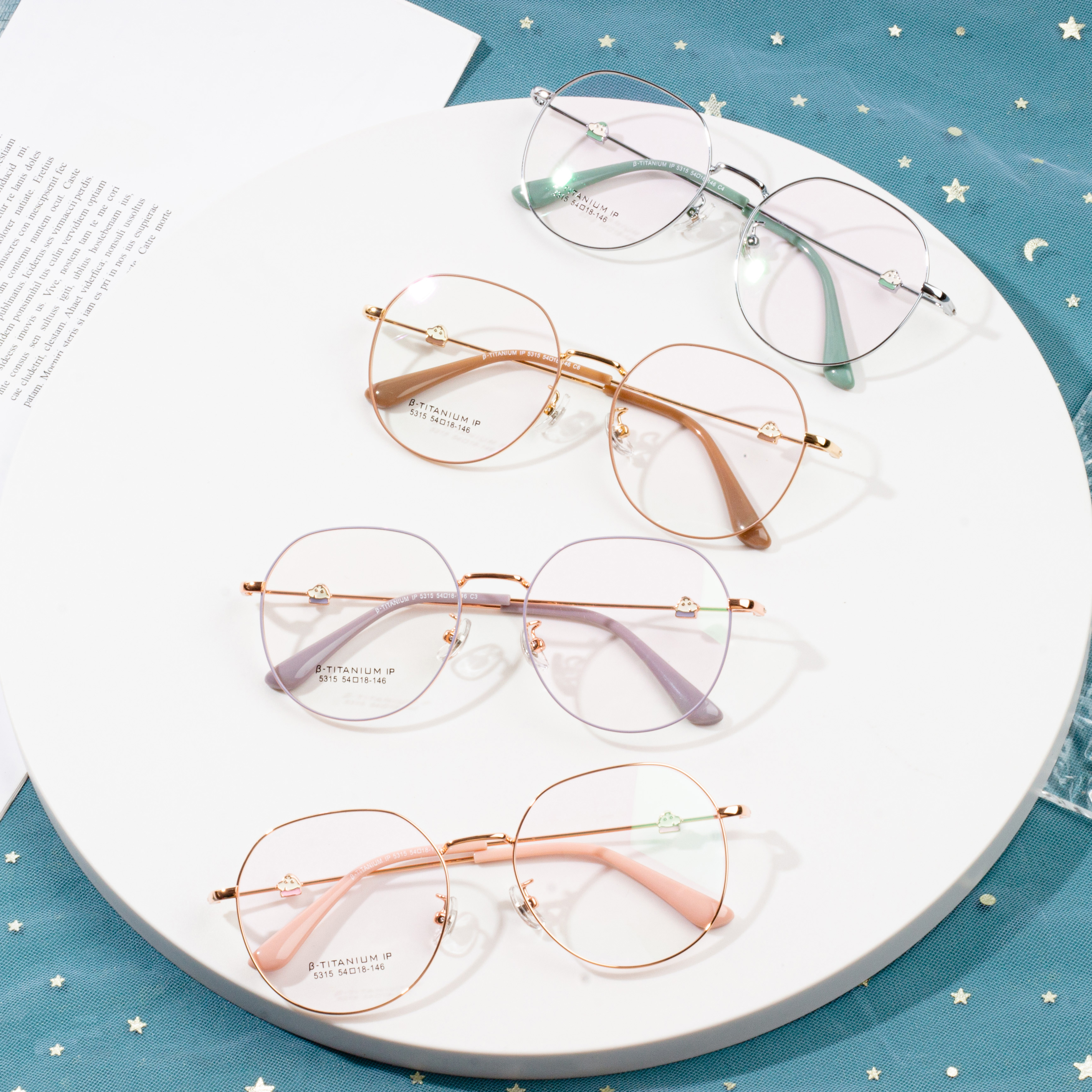 eyeglasses titaniwm fframiau