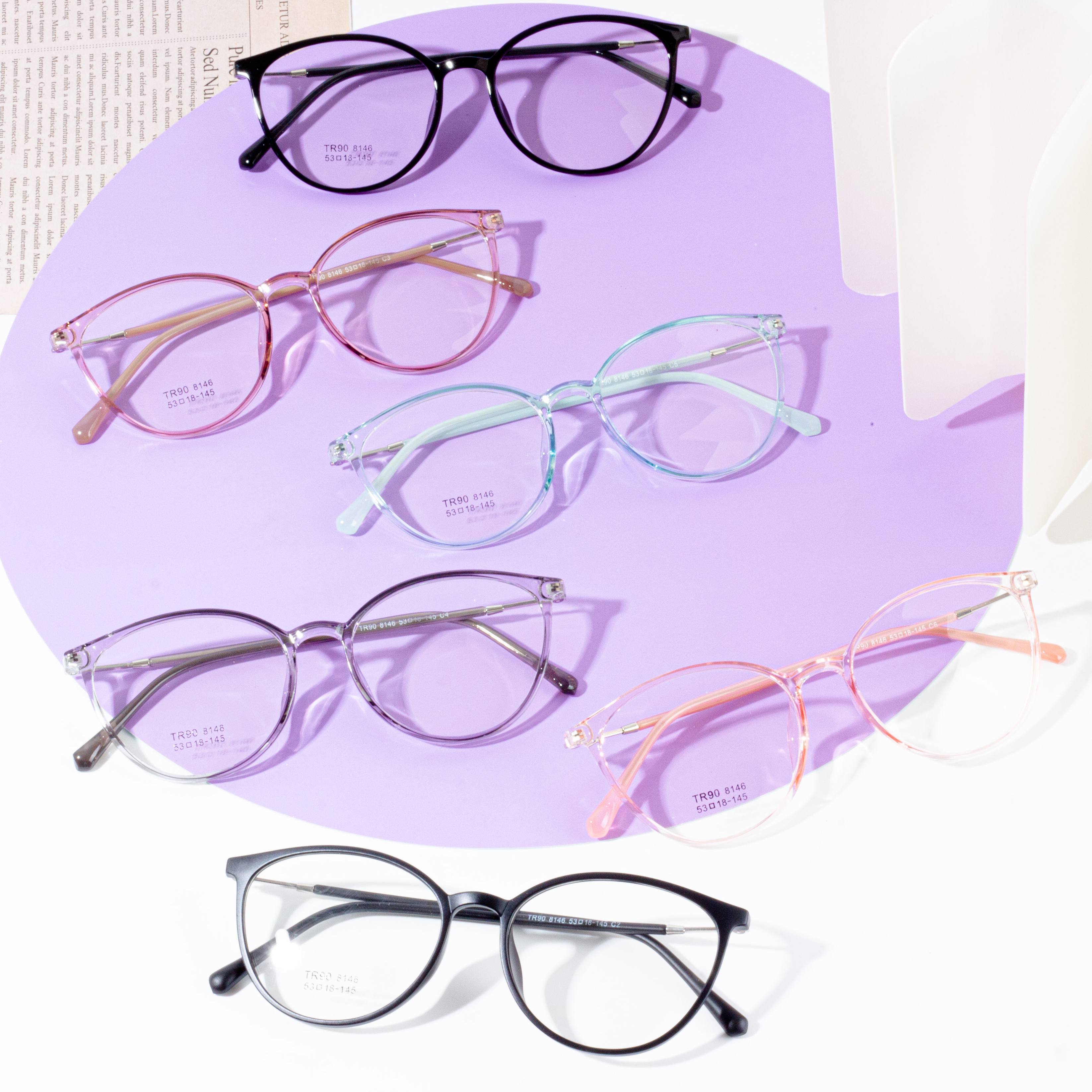 montures de lunettes rondes femmes