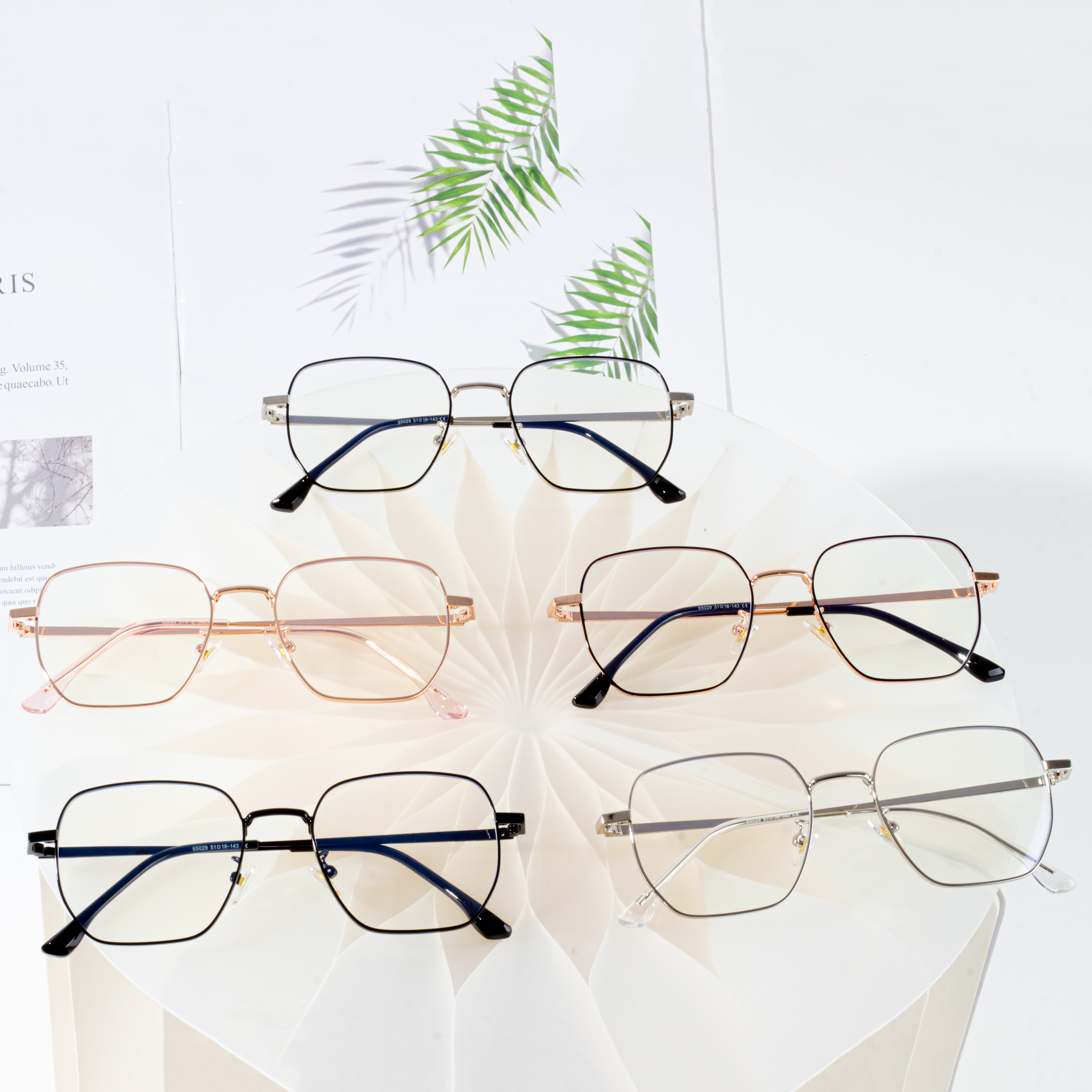 fframiau eyeglass ar gyfer wynebau crwn