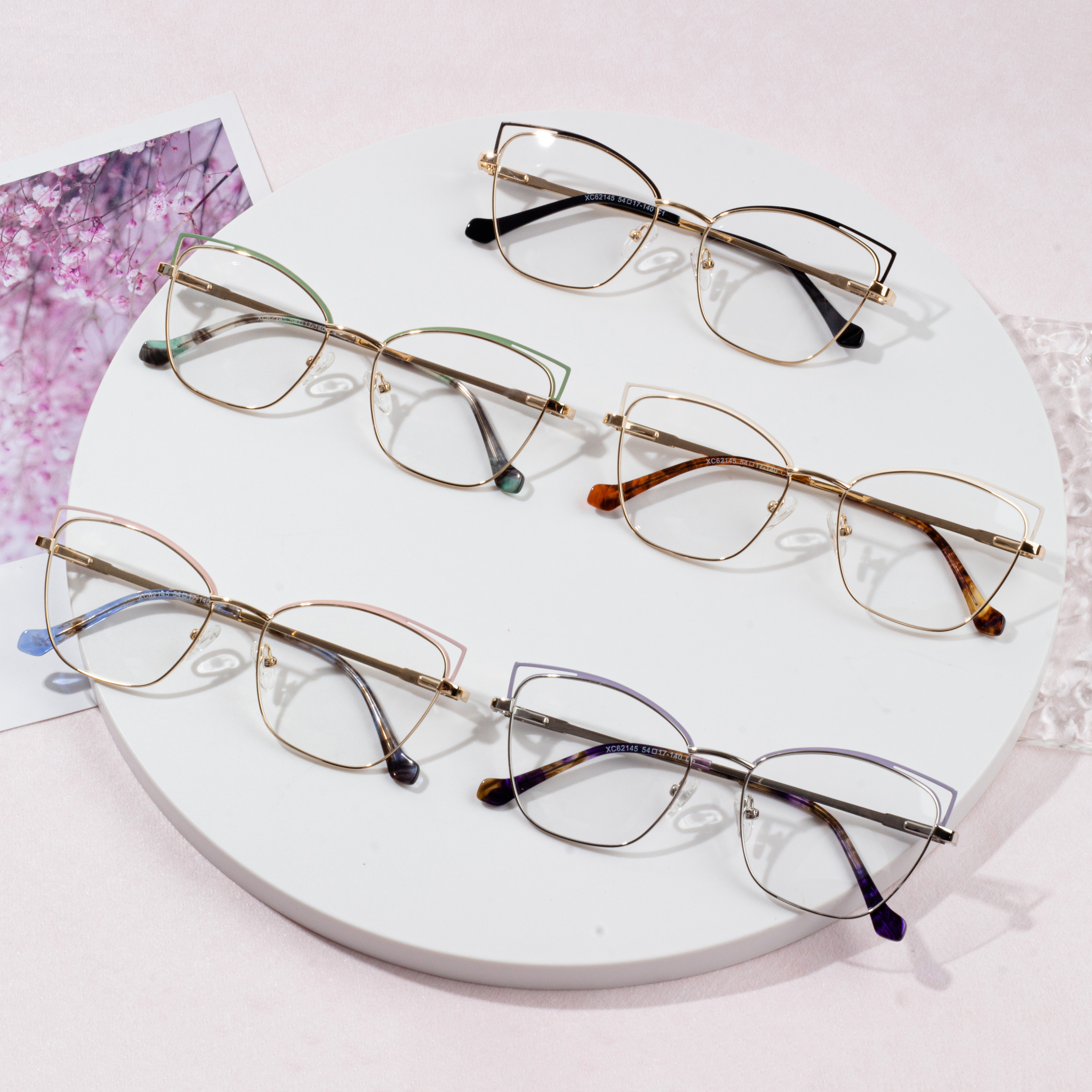 montature di occhiali trasparenti da donna