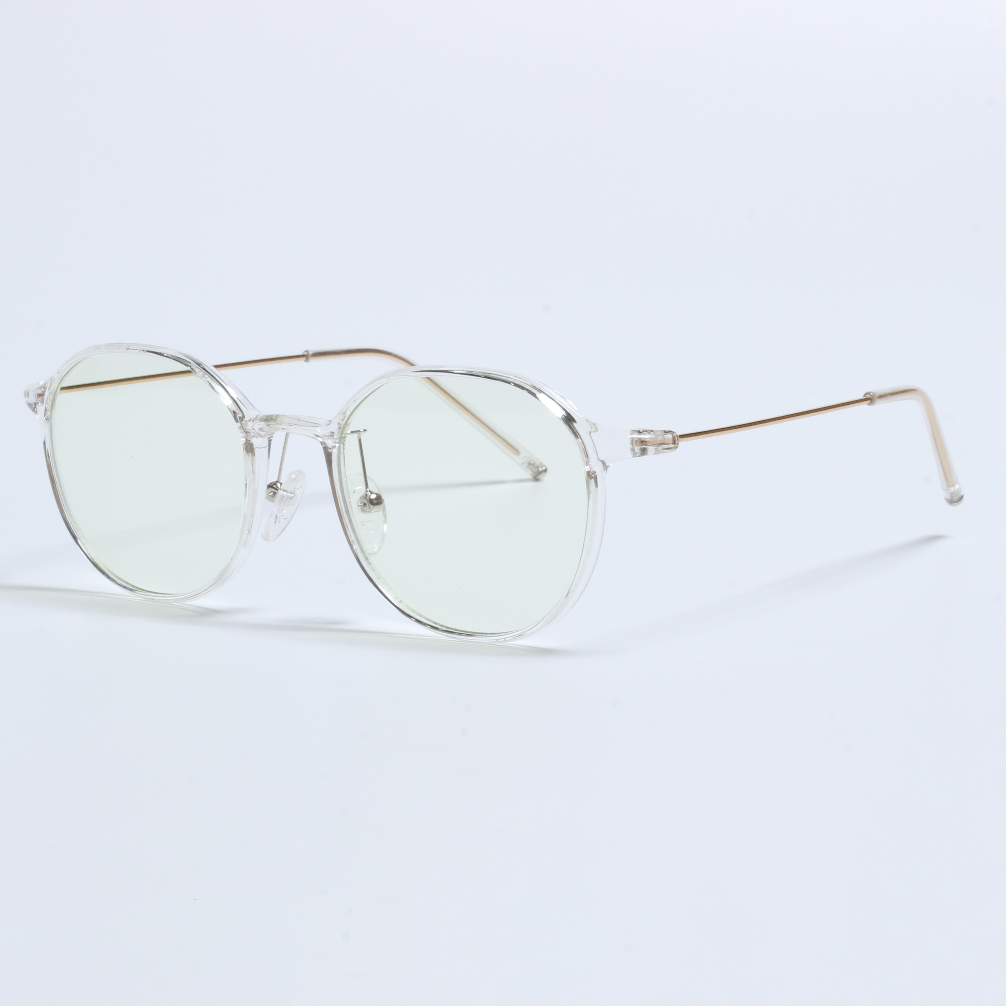 Vintage Thick Gafas Opticas De Hombres Transparent TR90 Frames (3)