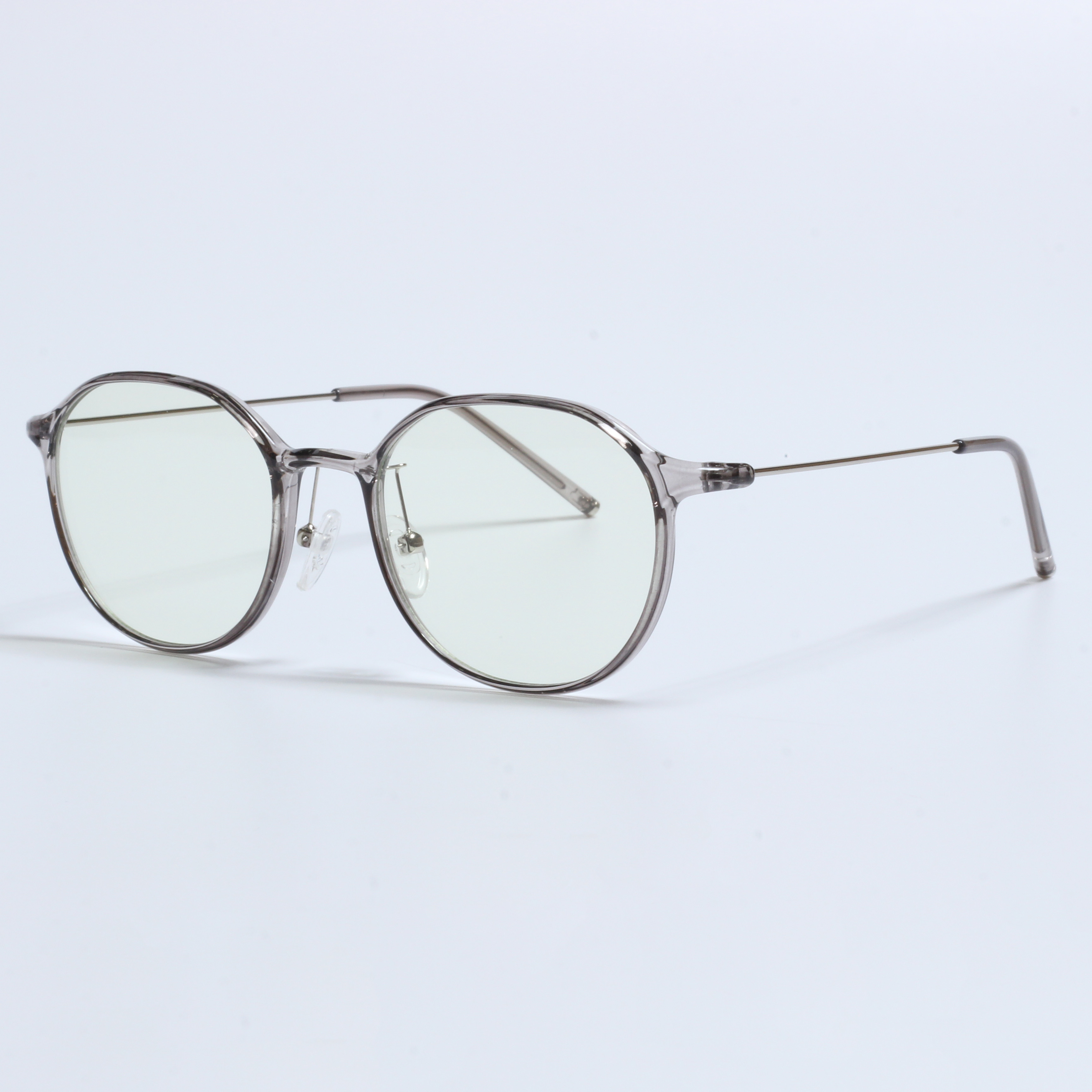 Vintage paksud Gafas Opticas De Hombres läbipaistvad TR90 raamid (5)