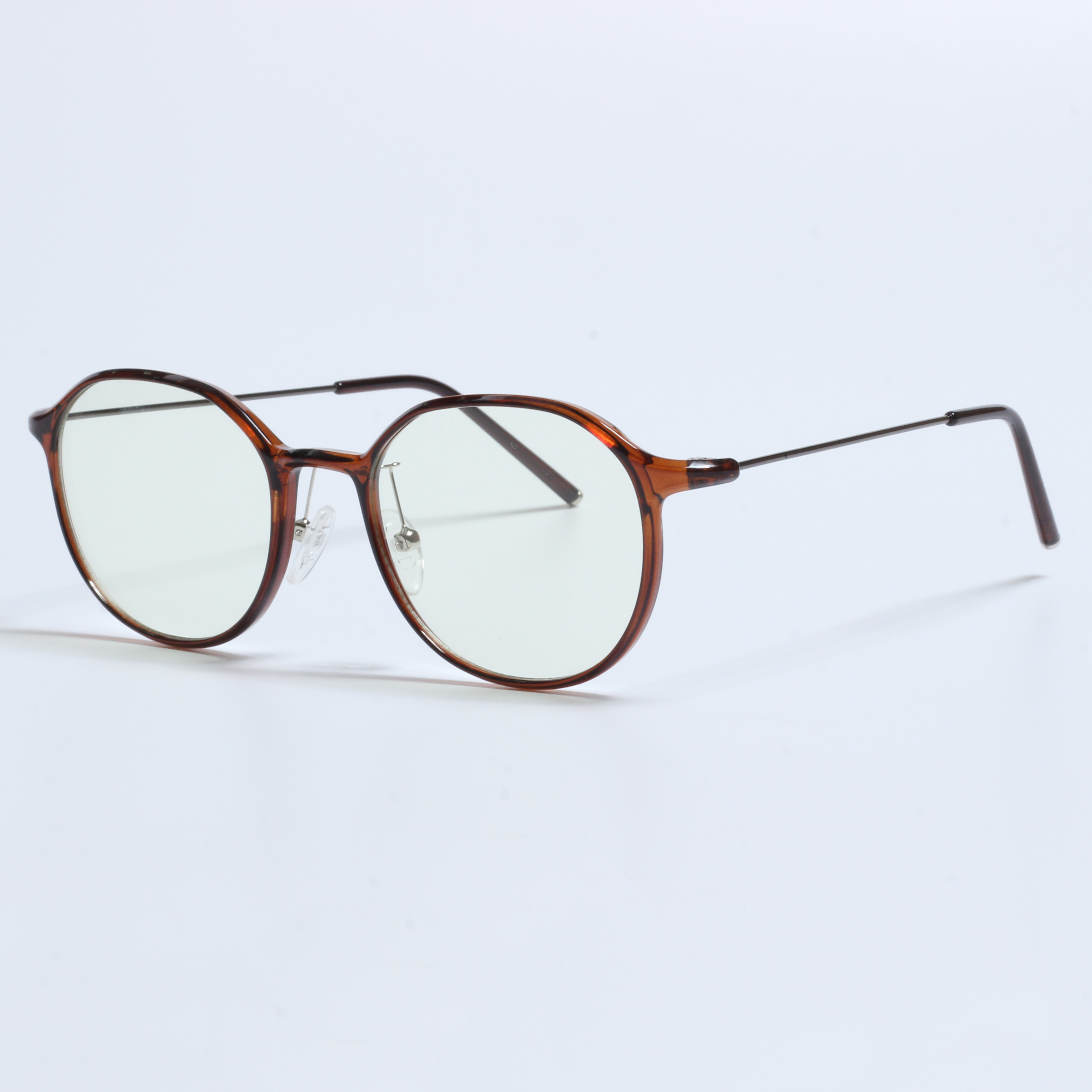 Vintage Thick Gafas Opticas De Hombres Transparent TR90 Frames (8)