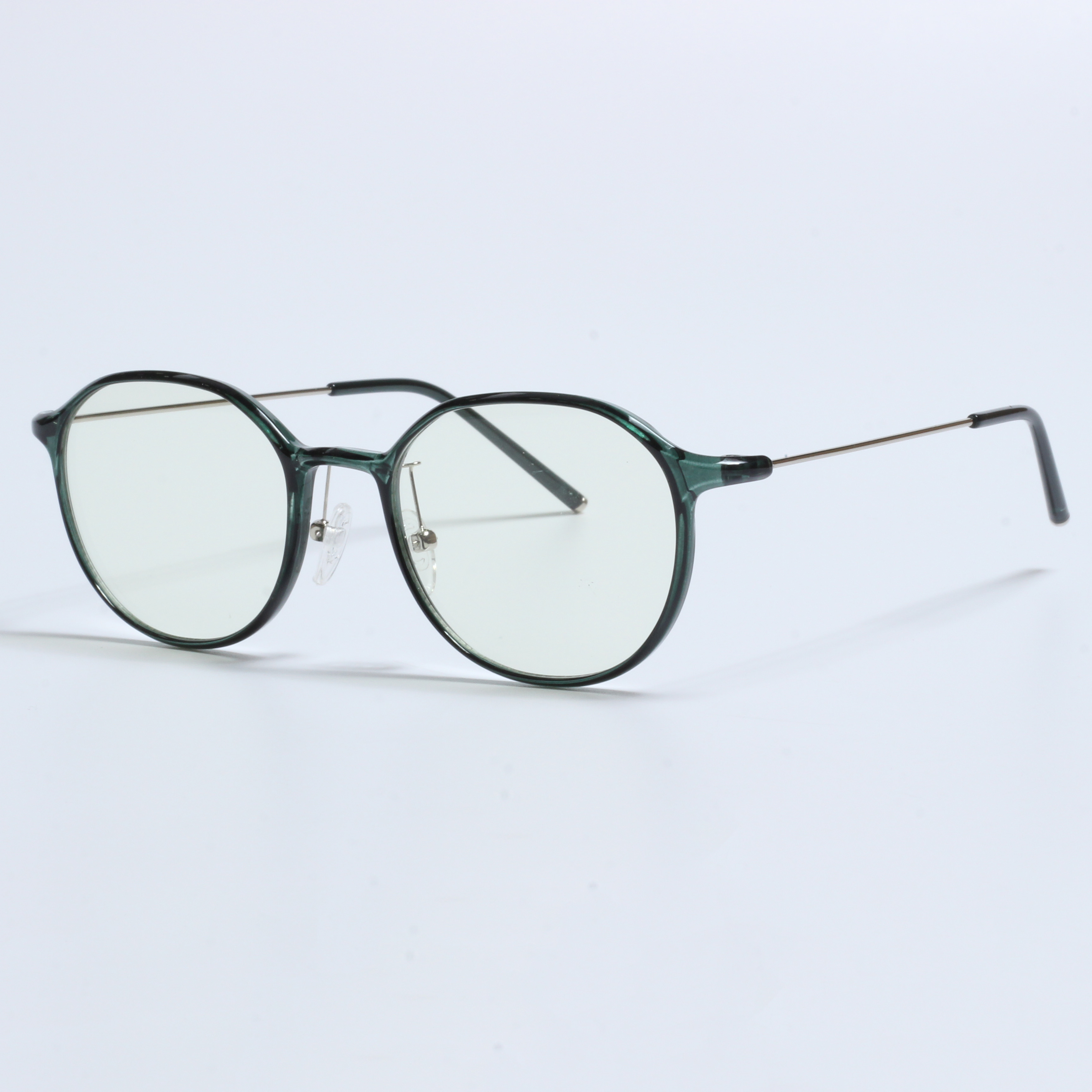 Vintage Makapal na Gafas Opticas De Hombres Transparent TR90 Frame (9)