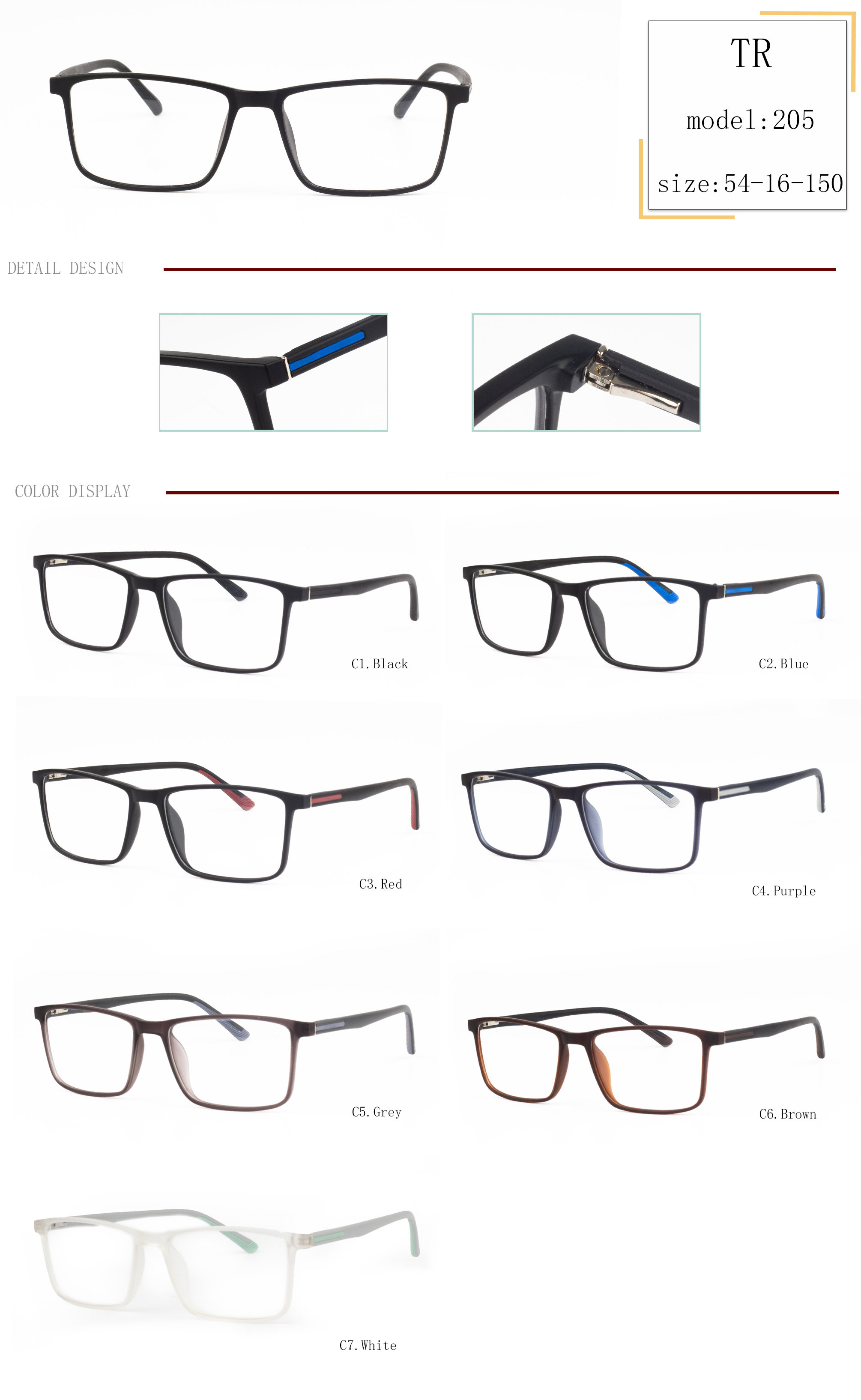 डिजाइनर फ्रेम चश्मा