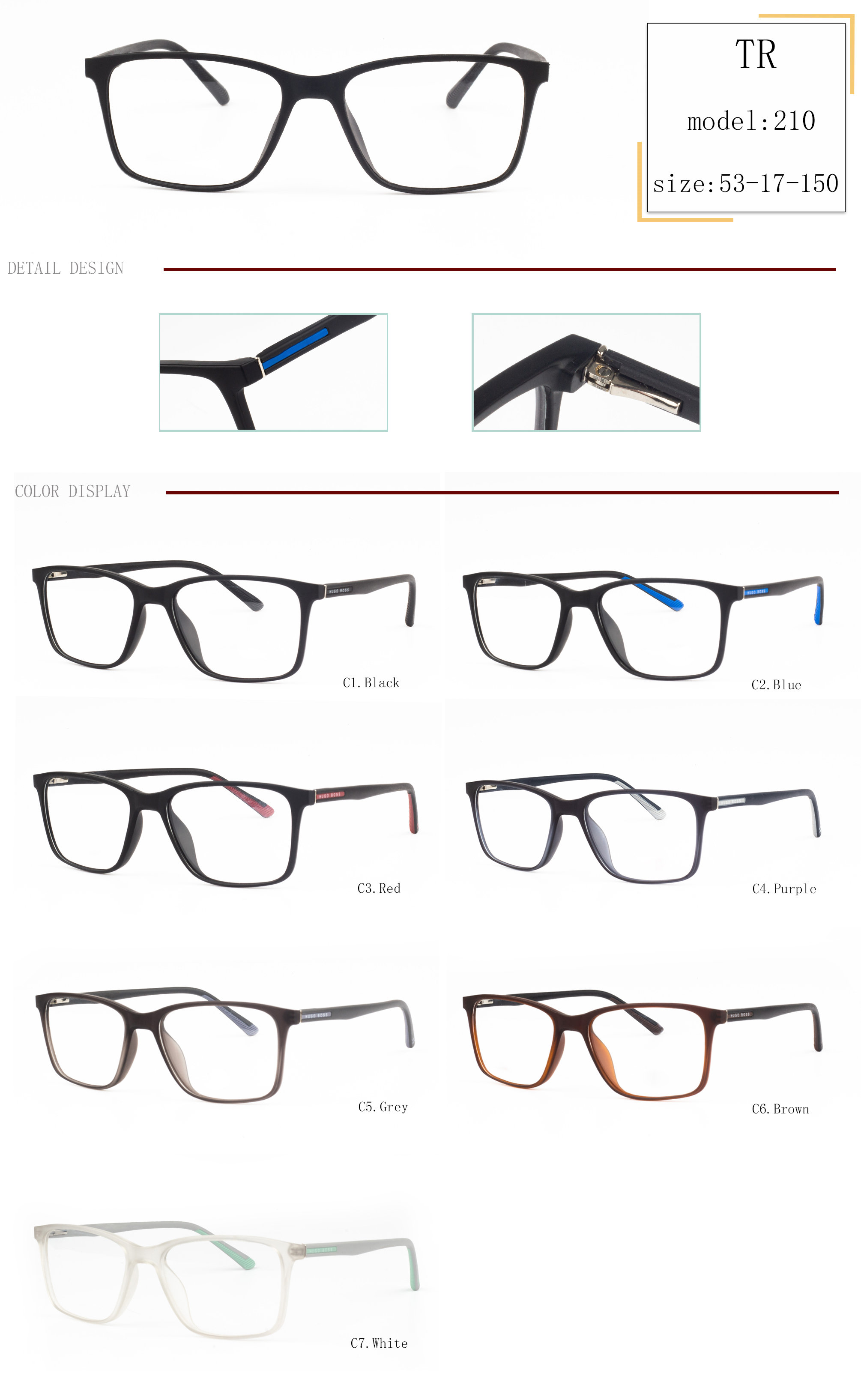 montature per occhiali di marca