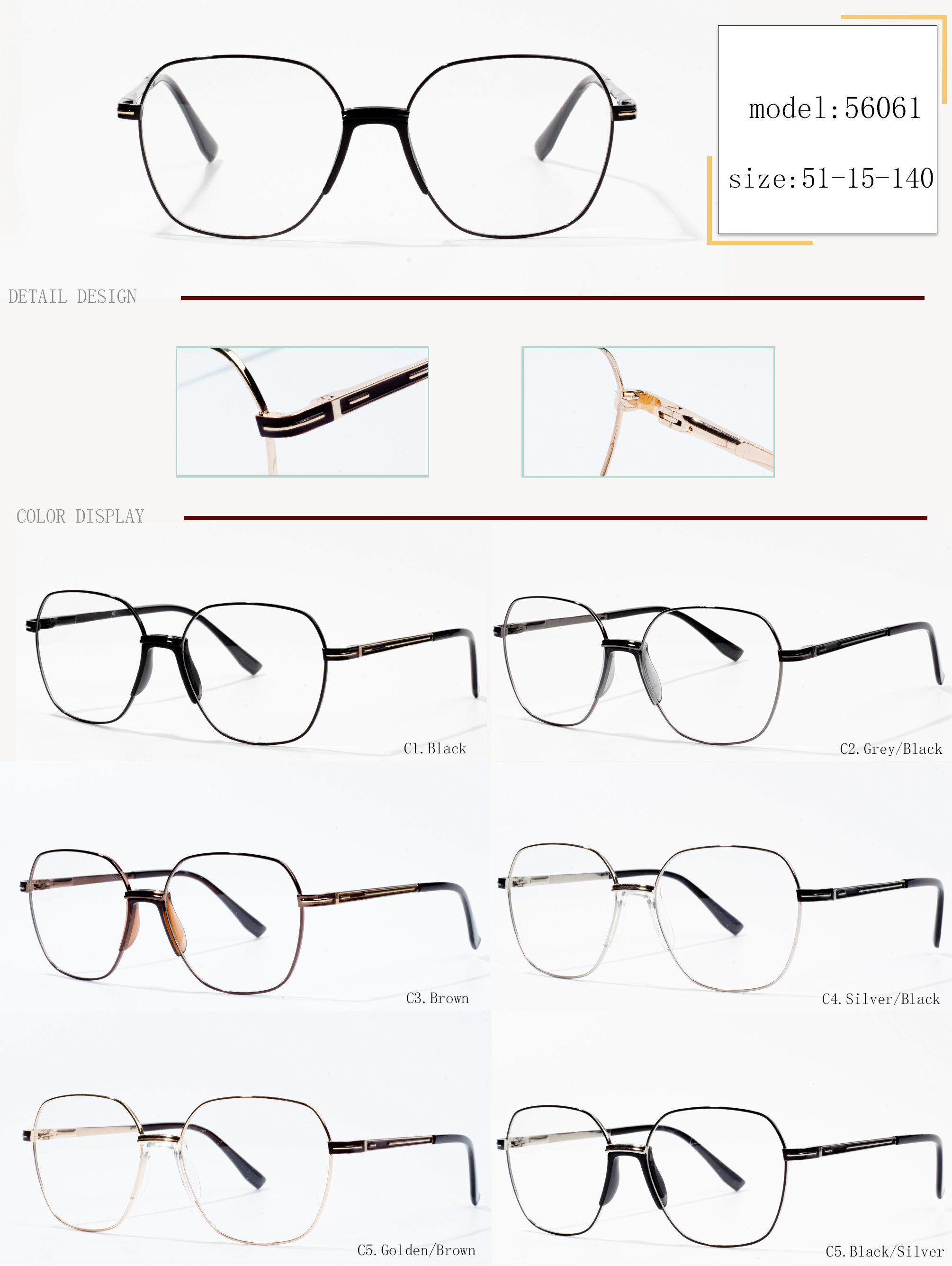 occhiali di moda mentale