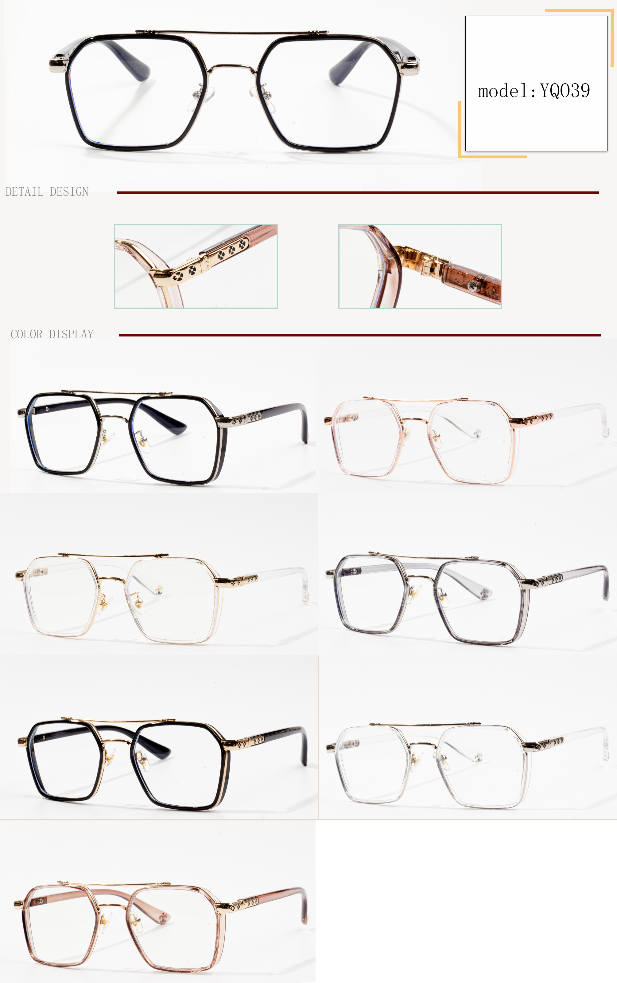 montature per occhiali su misura