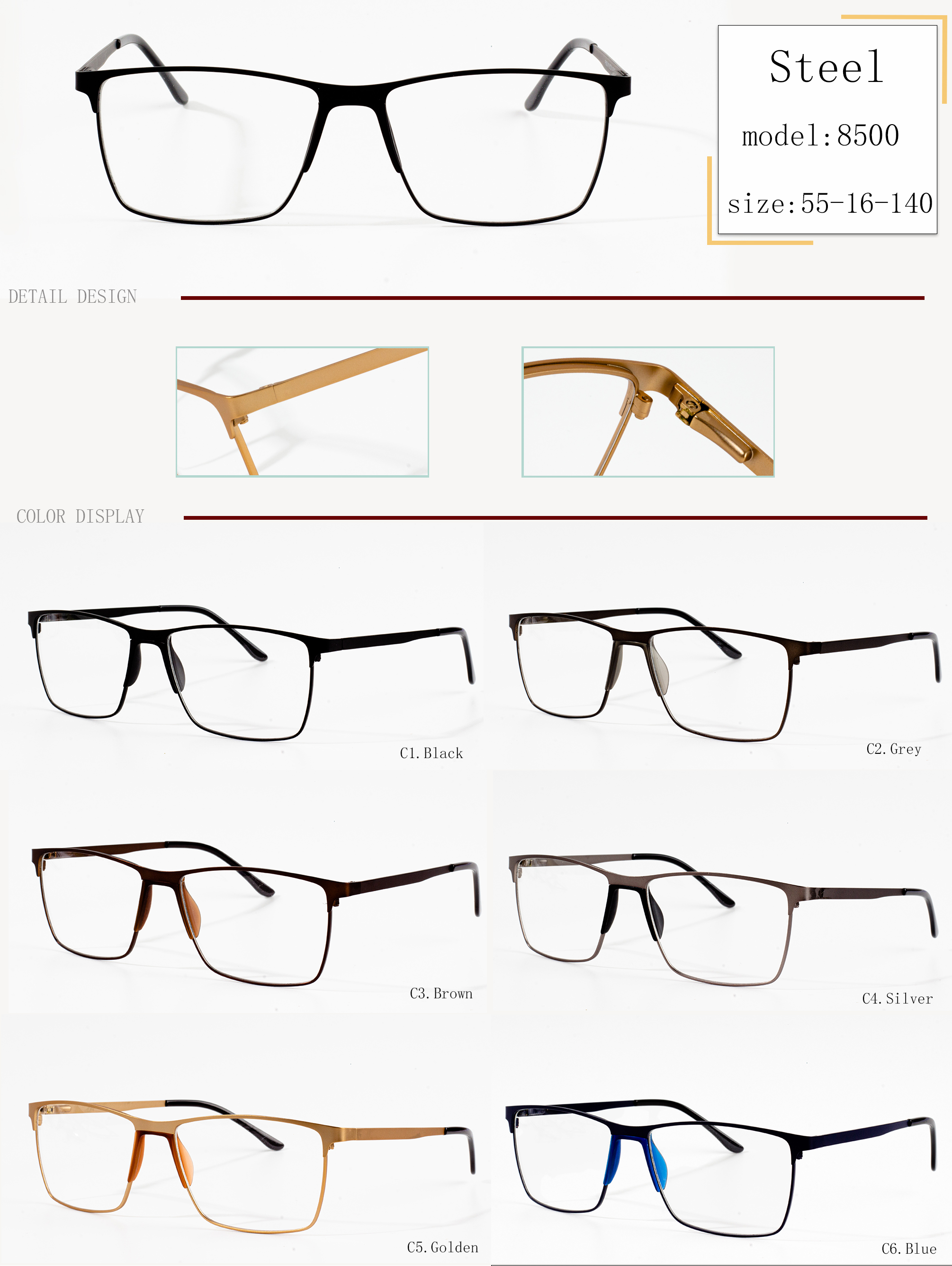 armações para óculos