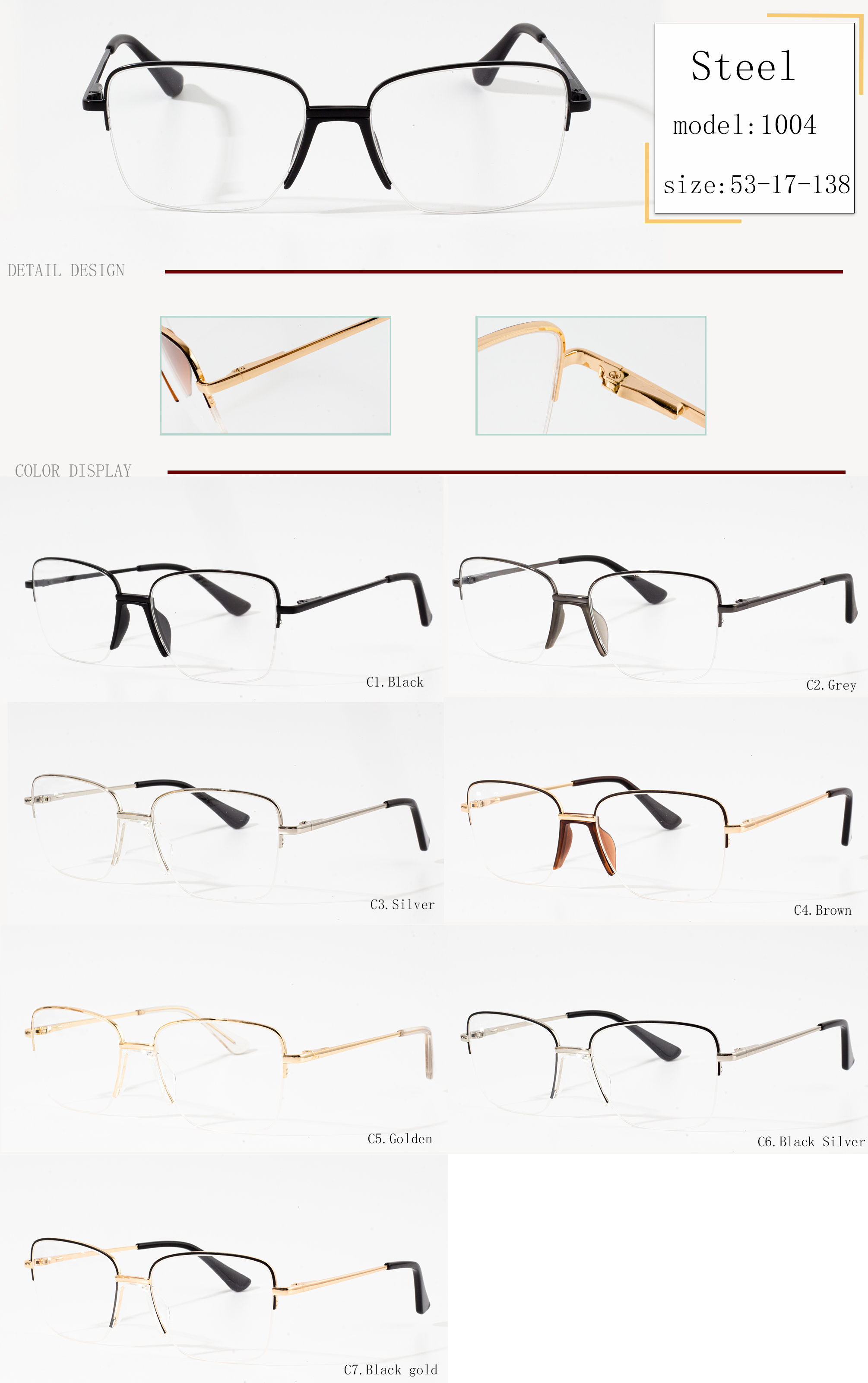Brillengestelle für Männer