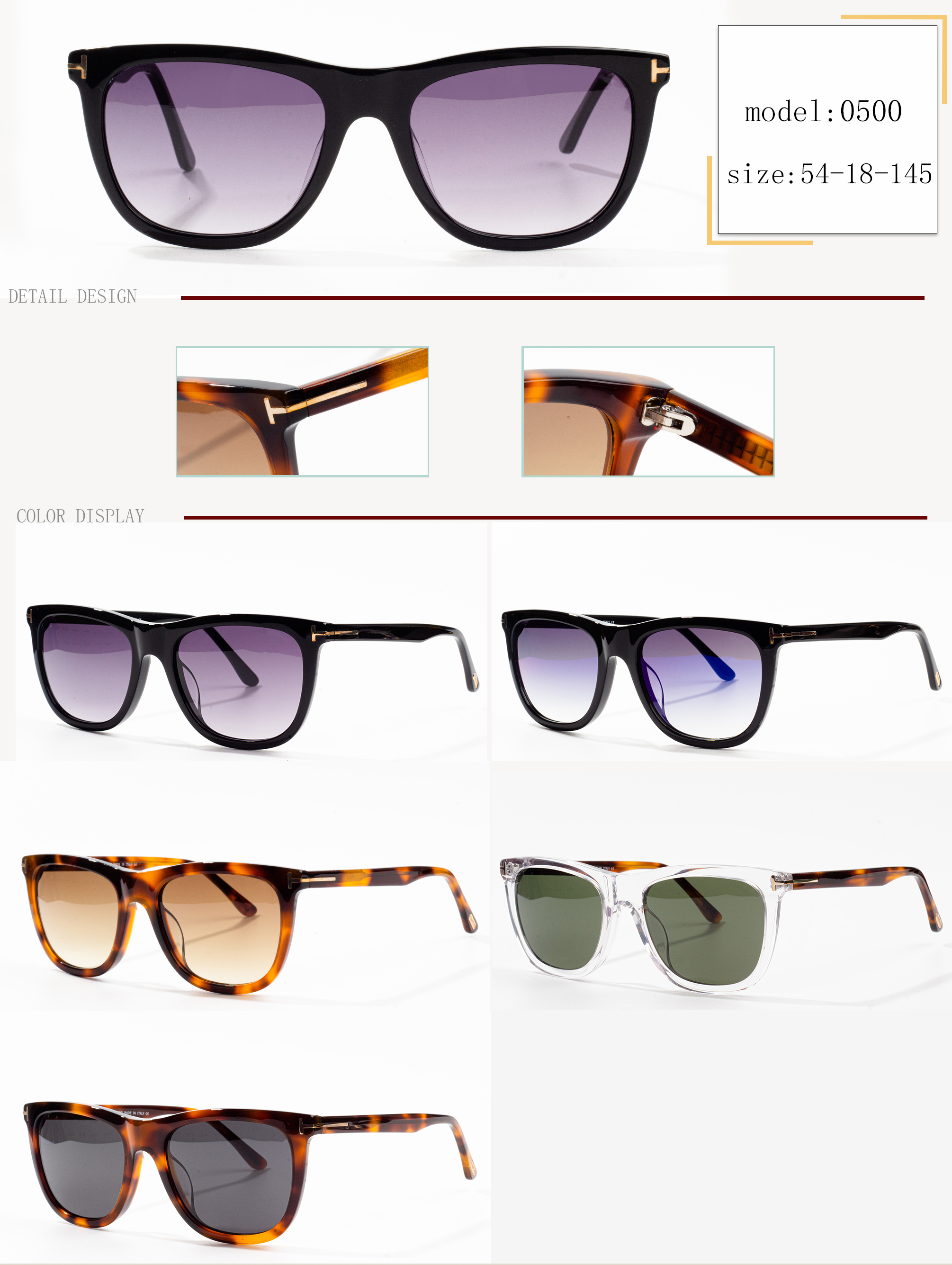 البيع بالجملة النظارات الشمسية الغربية