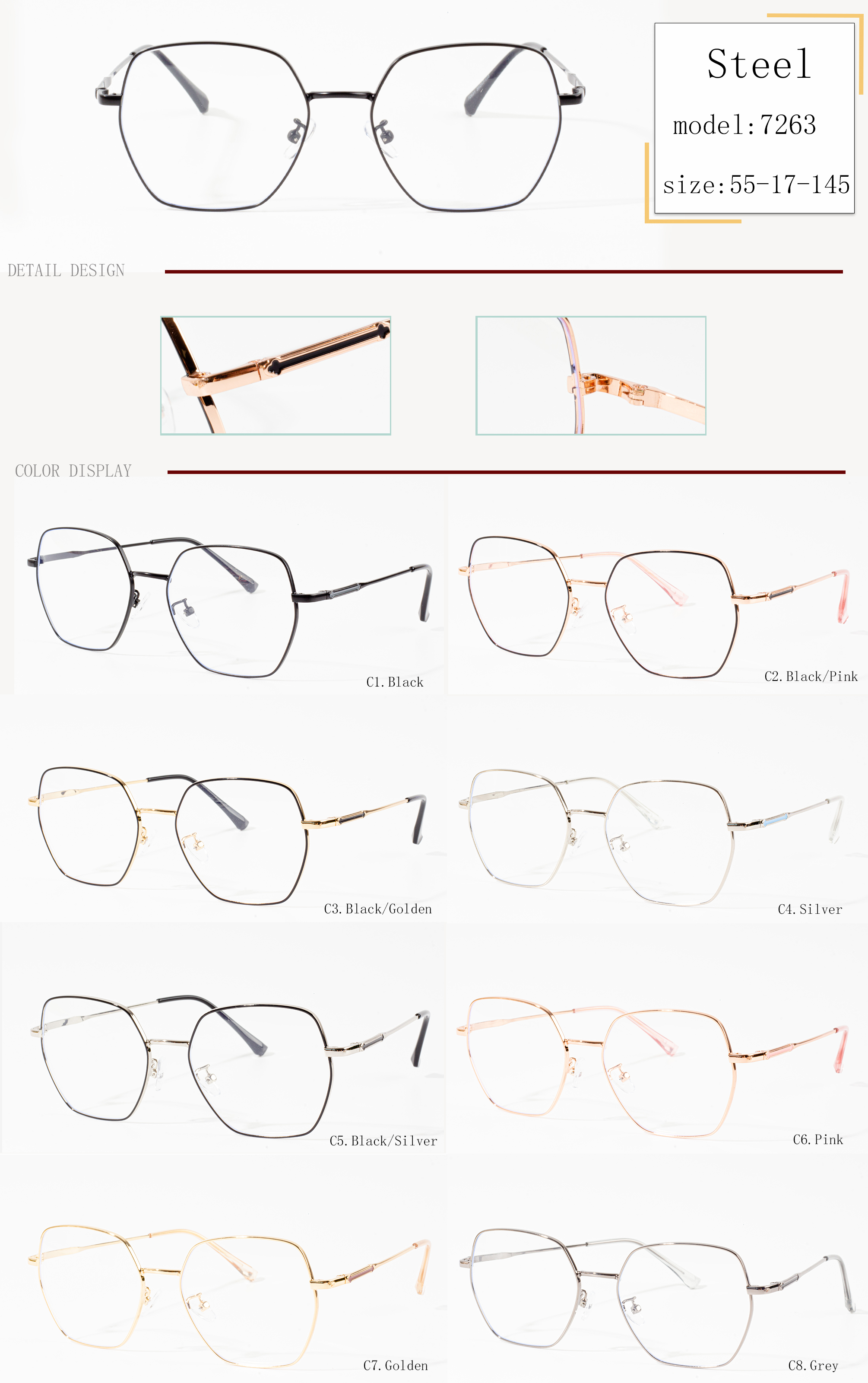 robne marke okvira za naočale