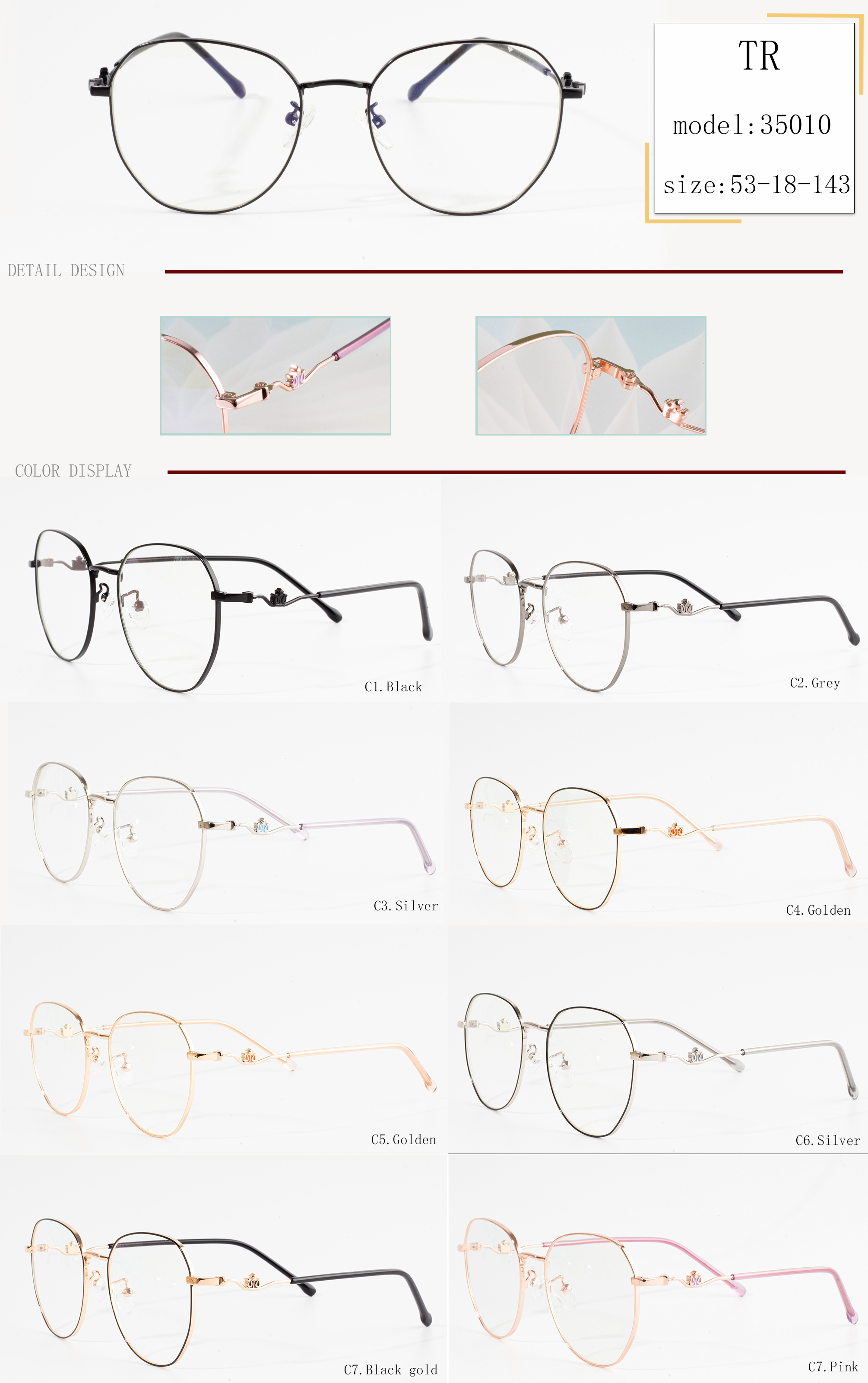 ochelari de vedere cu rama rotunda
