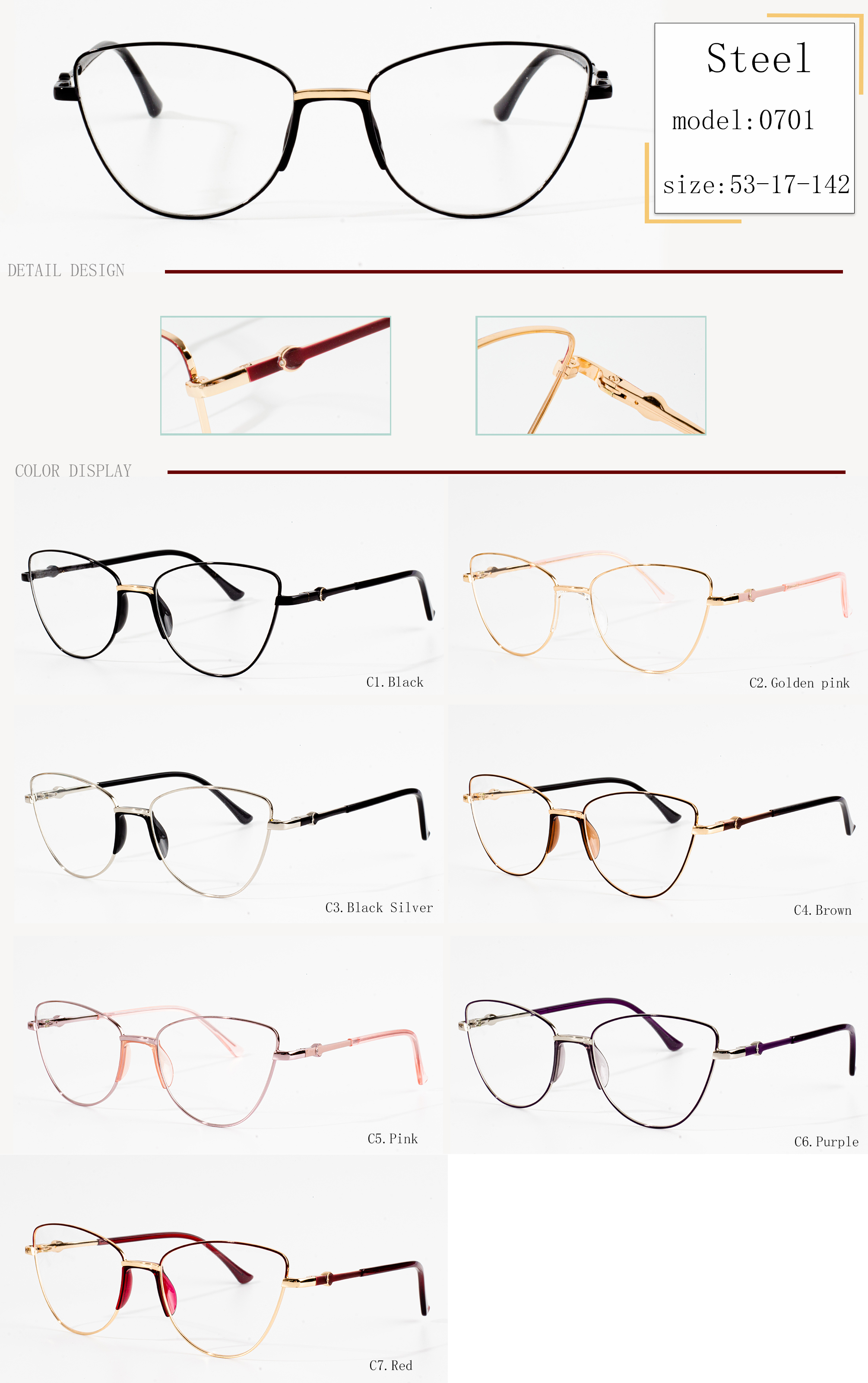 montures de lunettes de mode