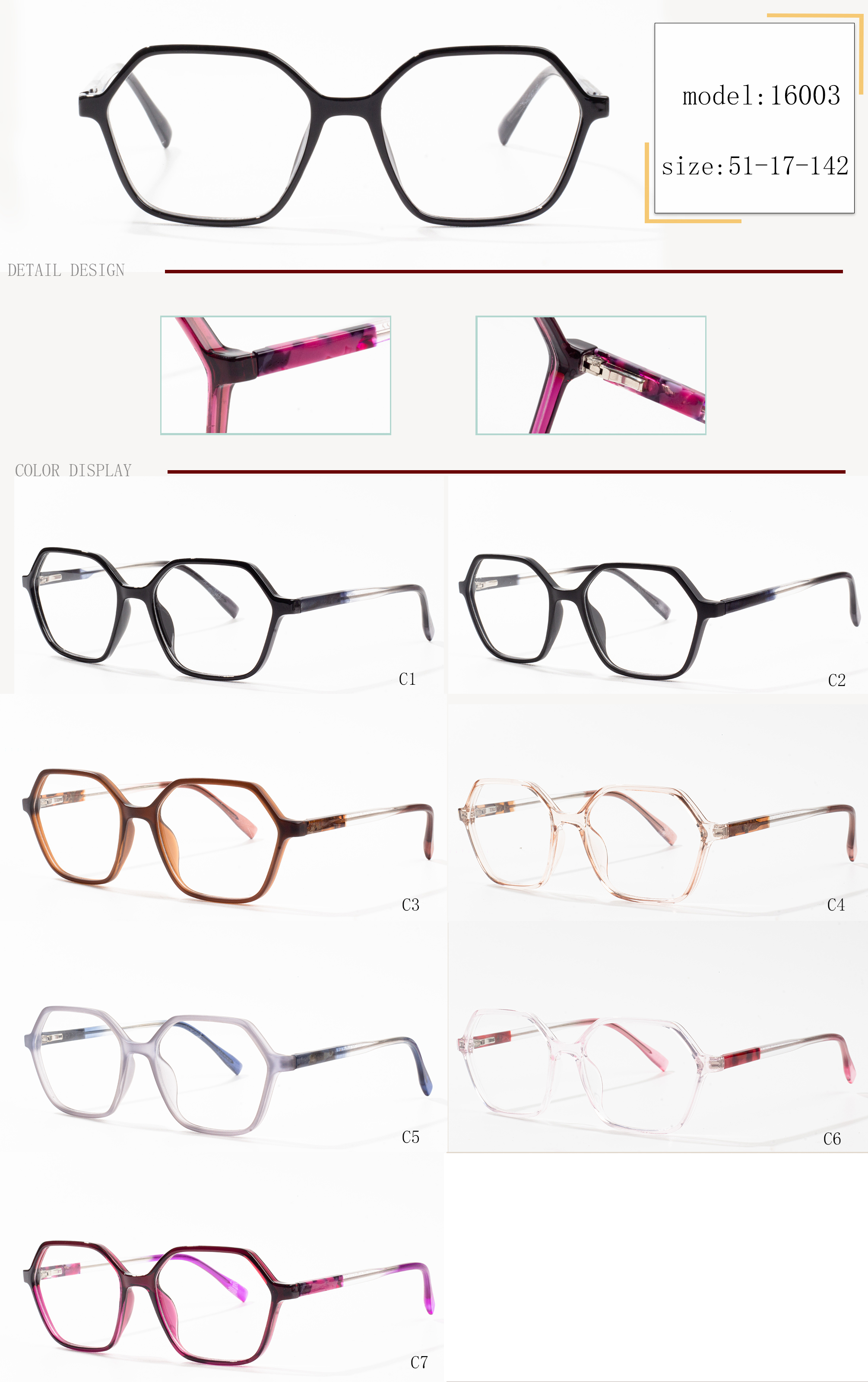 prozirni okviri za naočare