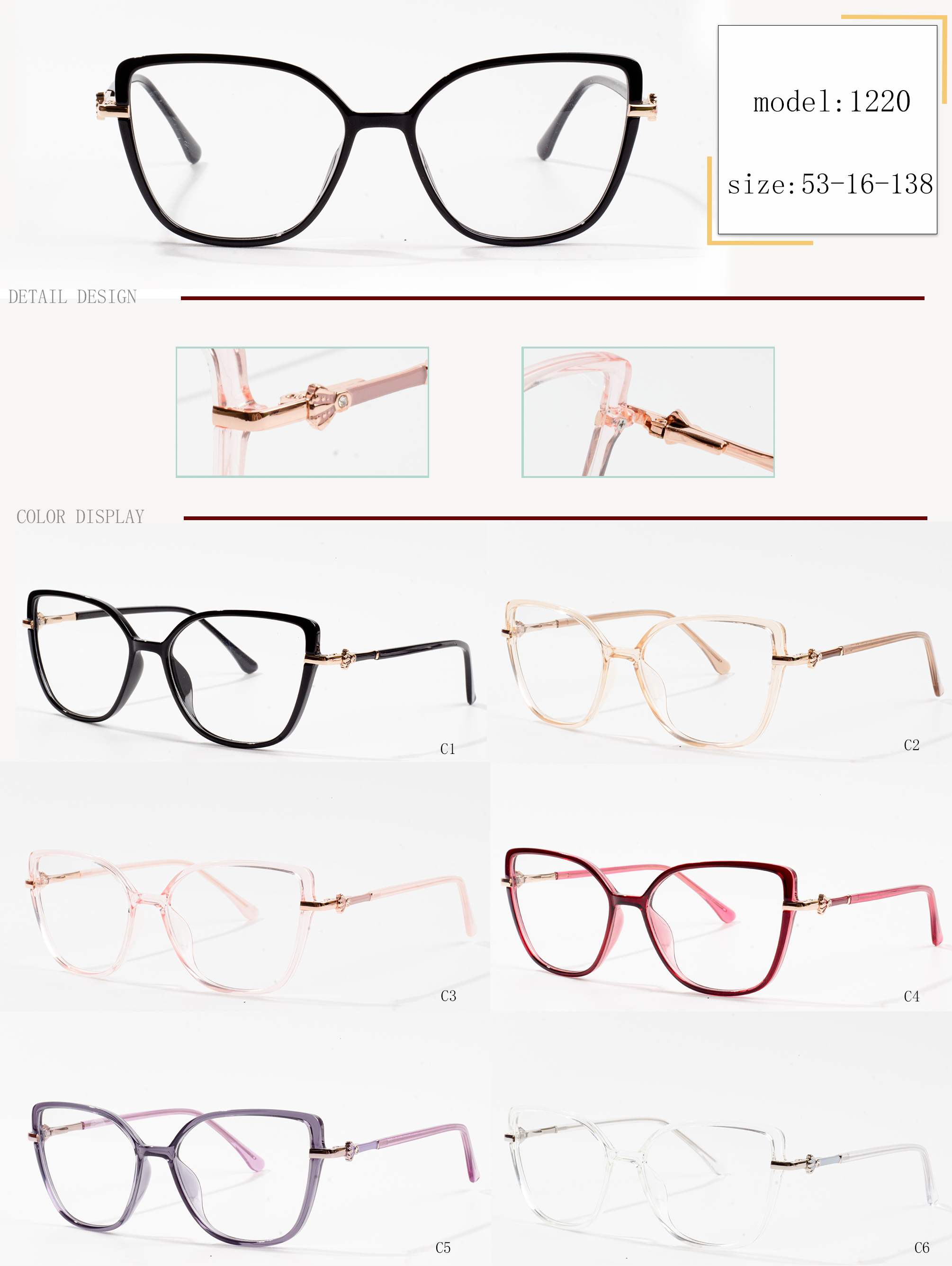 cornici moderni per occhiali