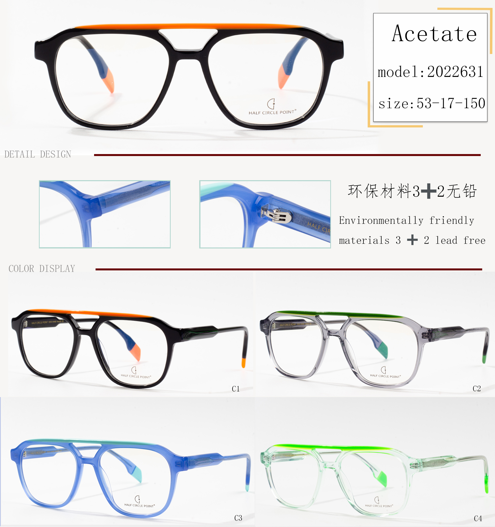 Frânske brillen frame fabrikanten
