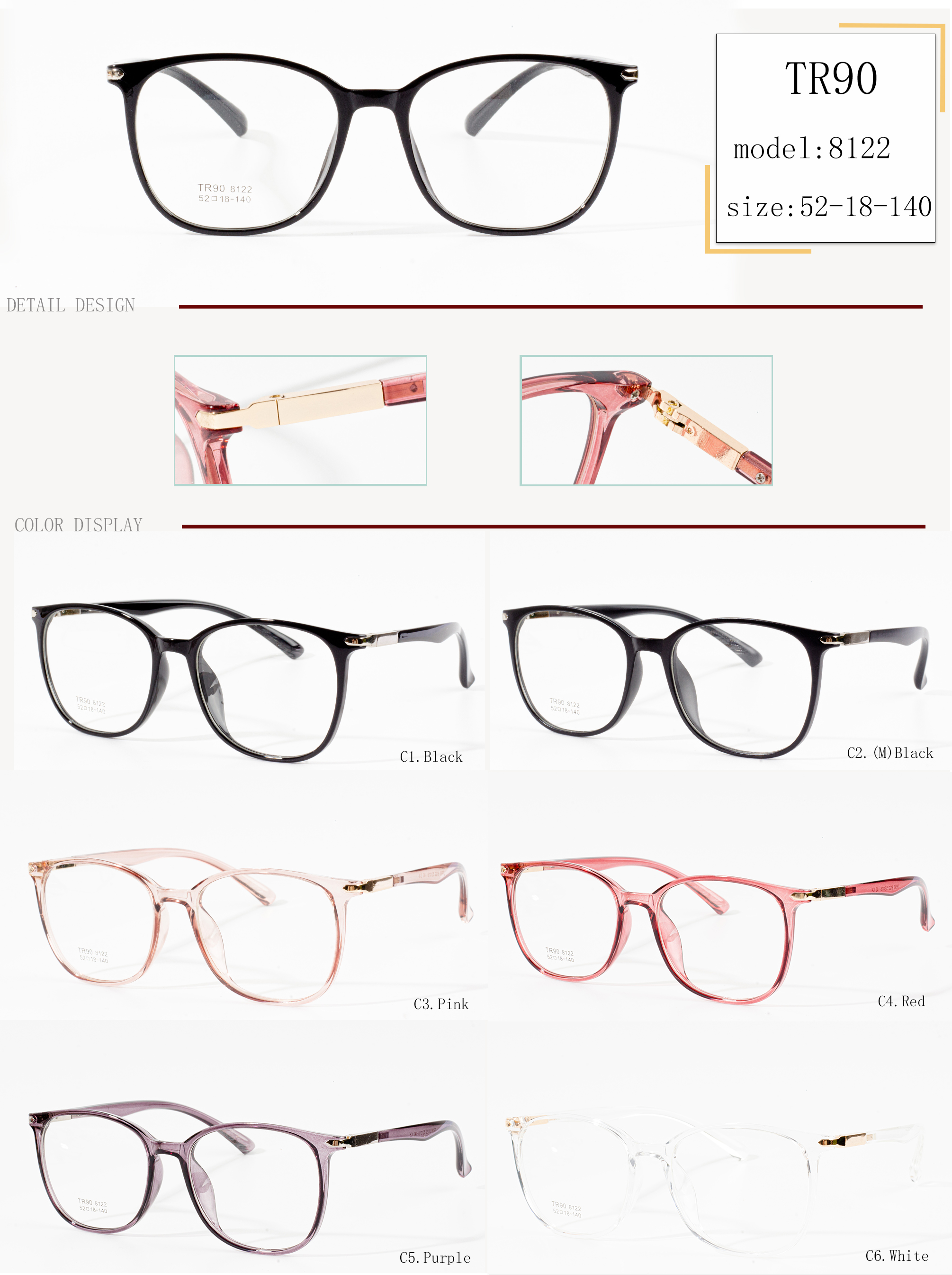 popolari montature per occhiali da donna