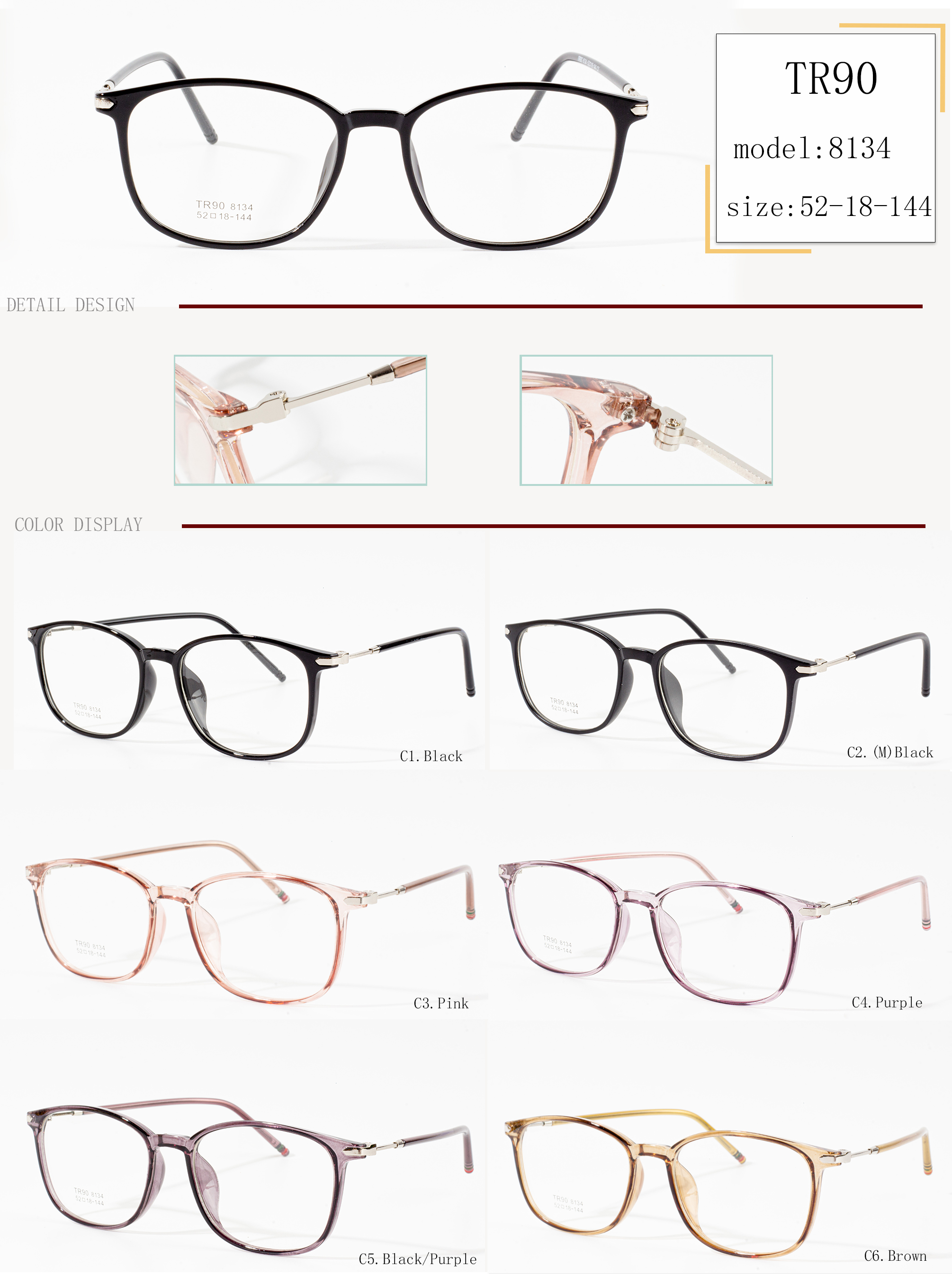 frame kacamata fashion wanita