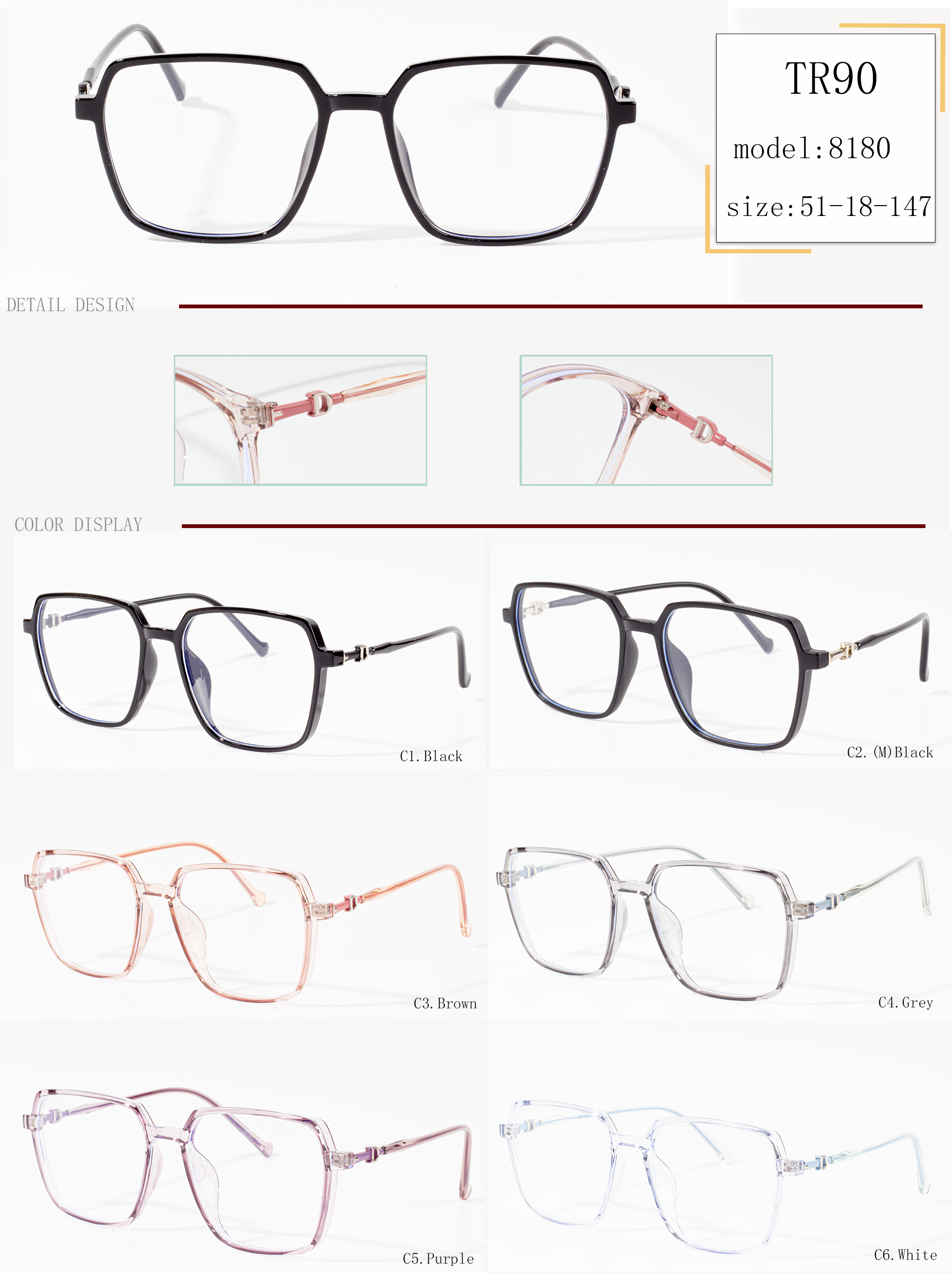 trendovski ženski okviri za naočale