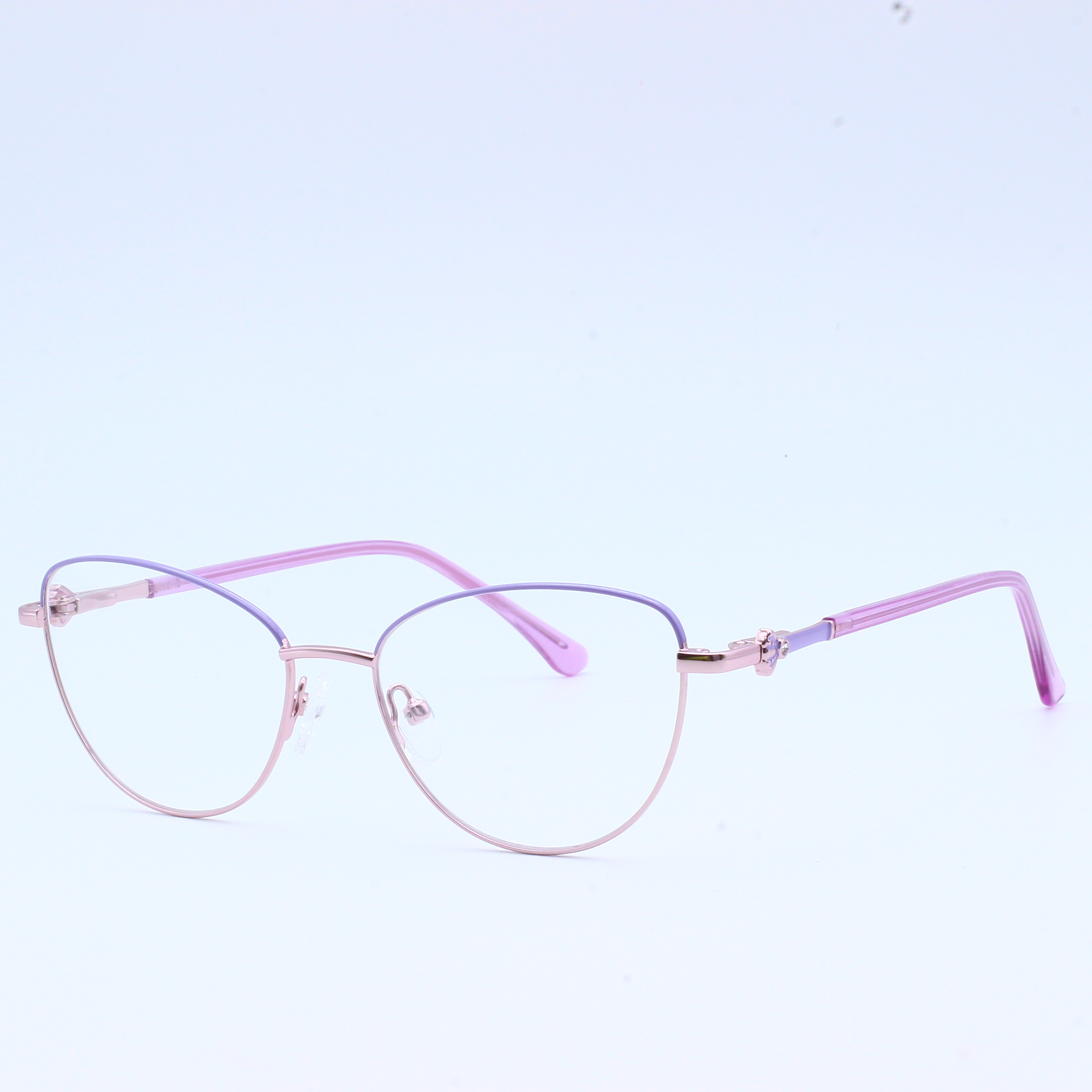 Metal Spring Hinge Cat Eye Glasses Frames (10)