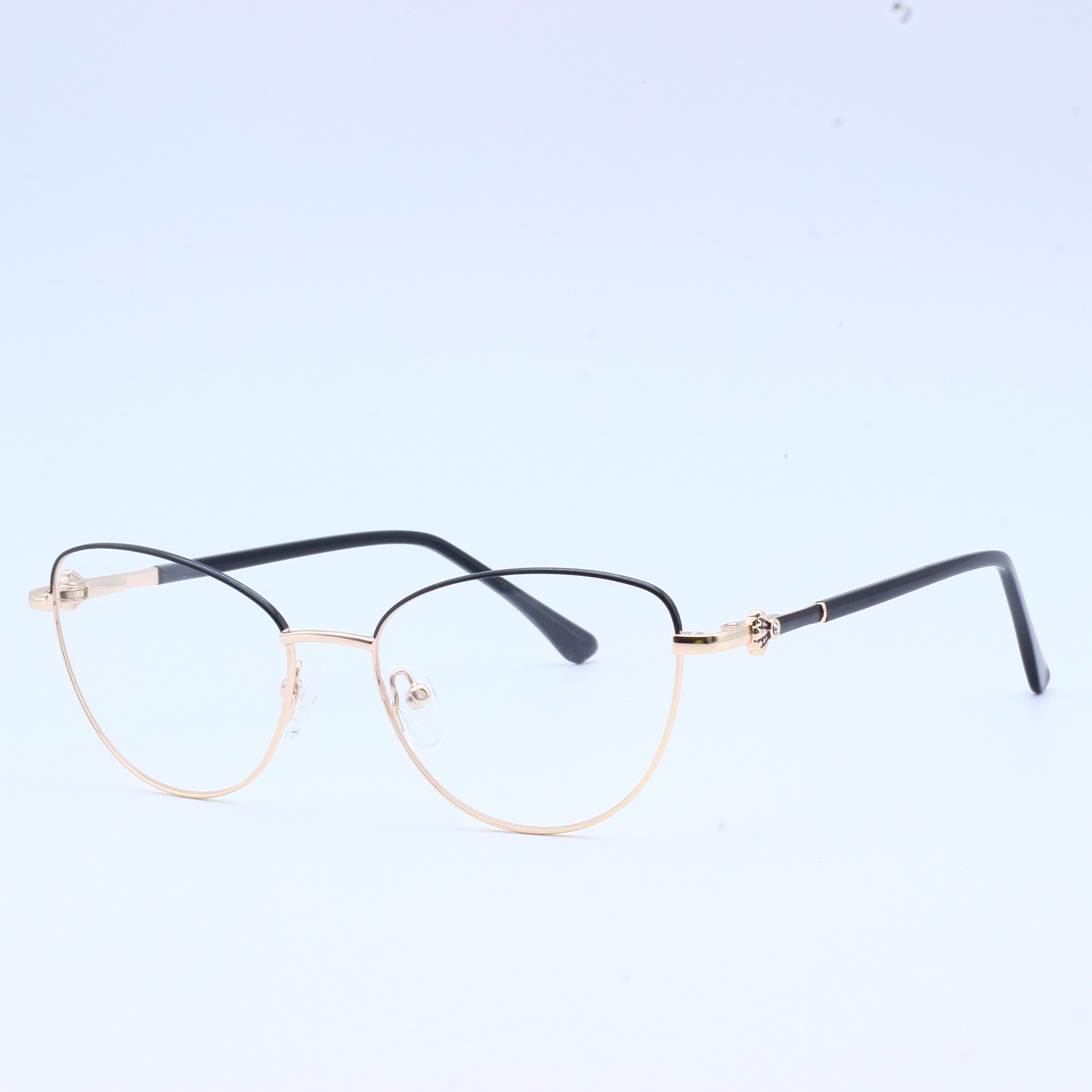 Metal Spring Hinge Cat Eye Glasses Frames (5)