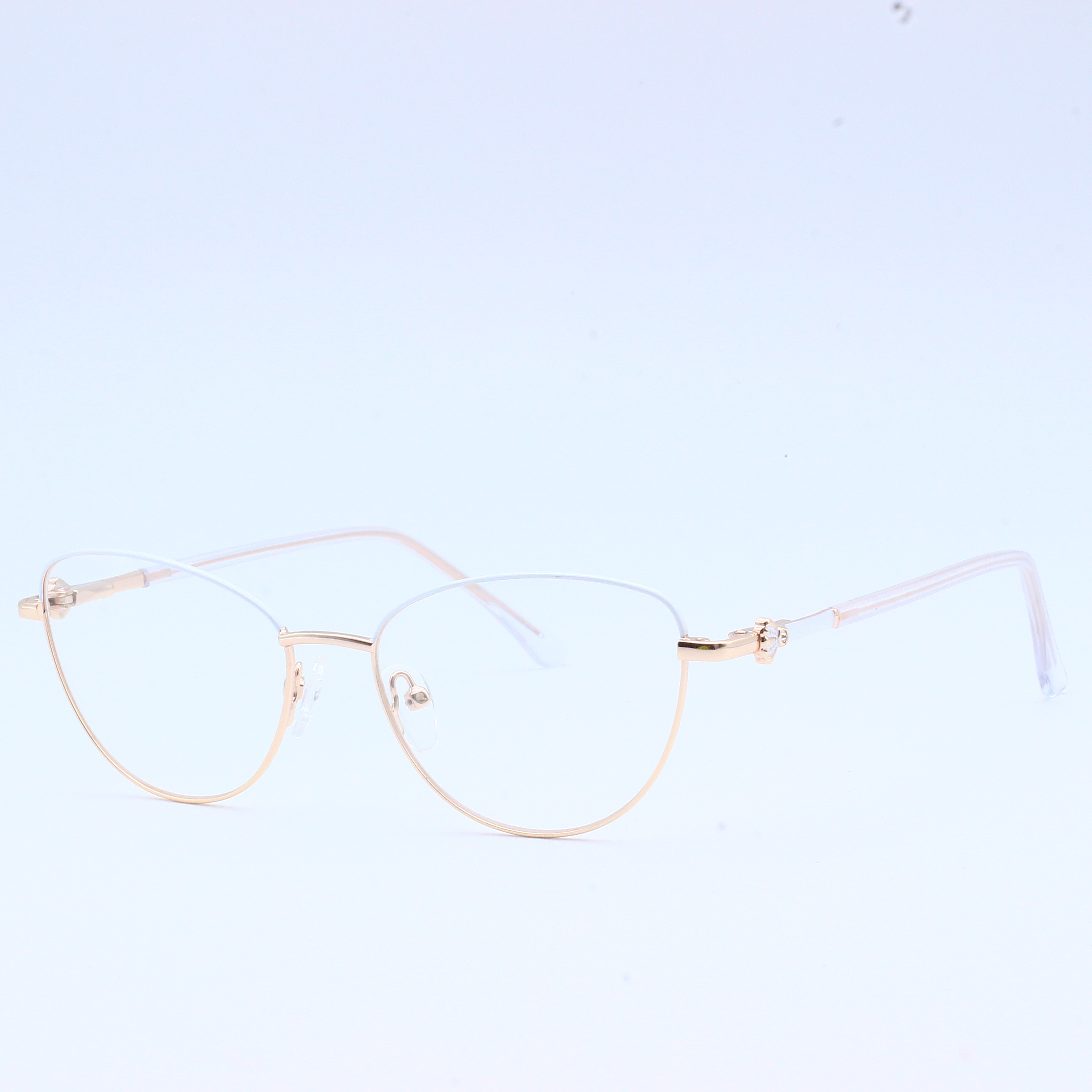 Metal Spring Hinge Cat Eye Glasses Frames (6)