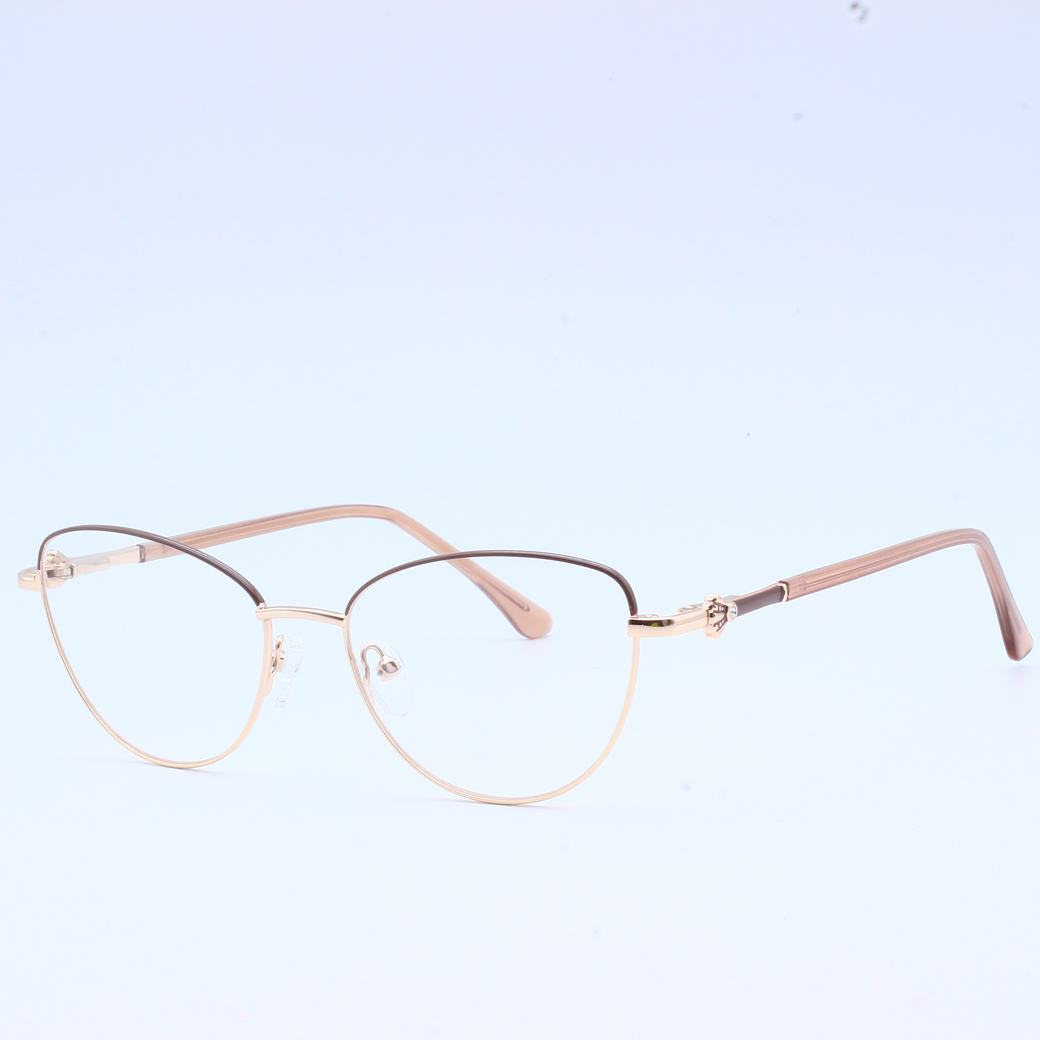 Metal Spring Hinge Cat Eye Glasses Frames (7)