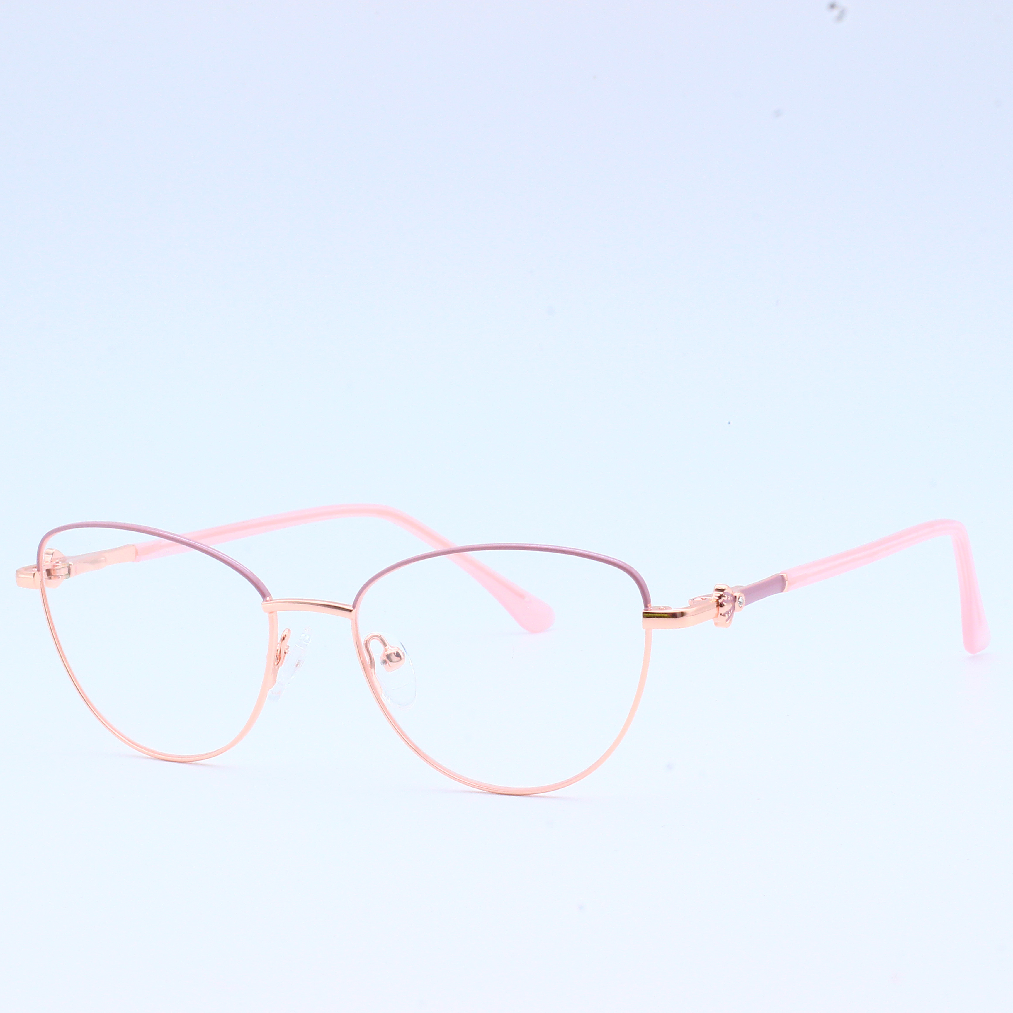 Metal Spring Hinge Cat Eye Glasses Frames (9)