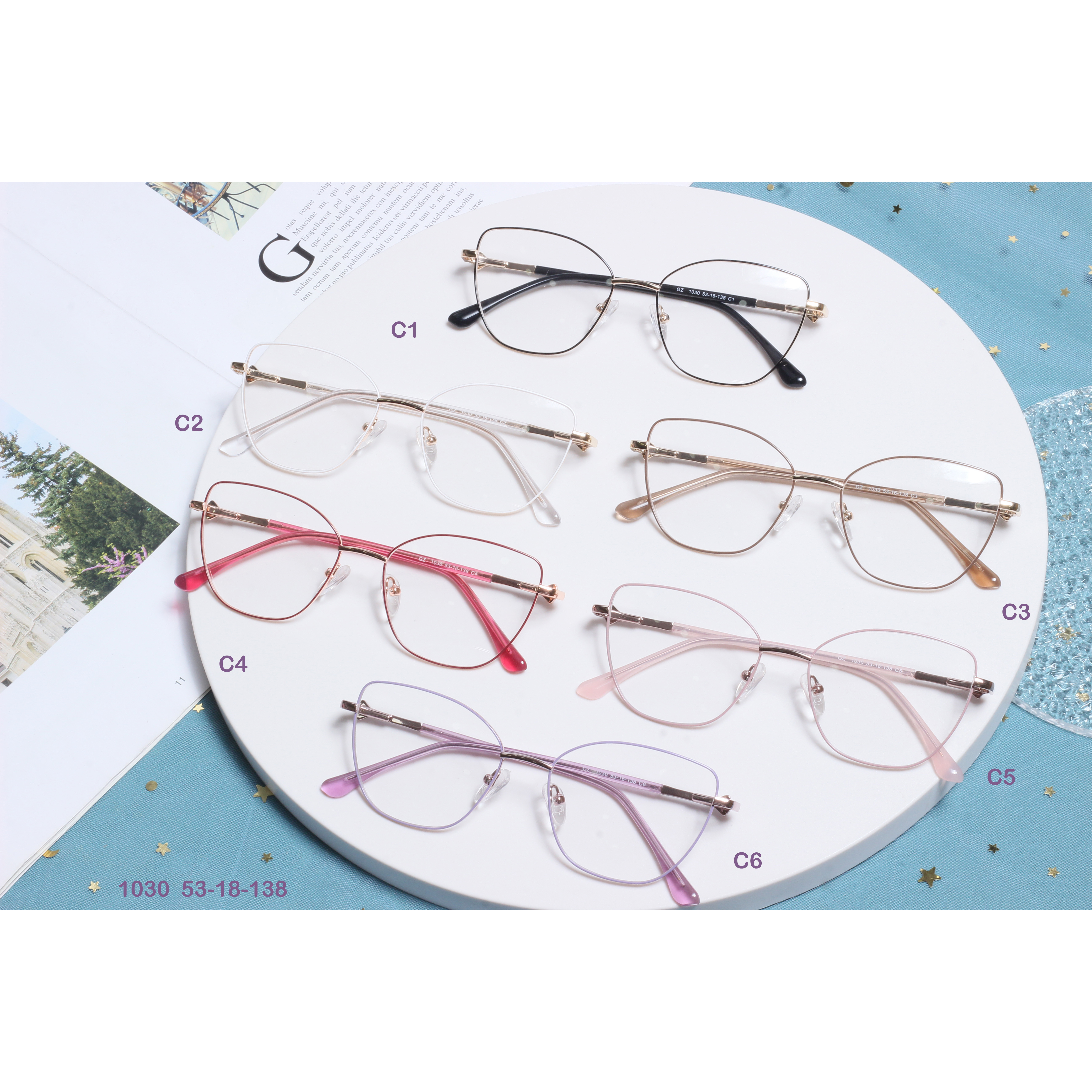 New Fashion Trend Metal Eyeglasses Frame (2)
