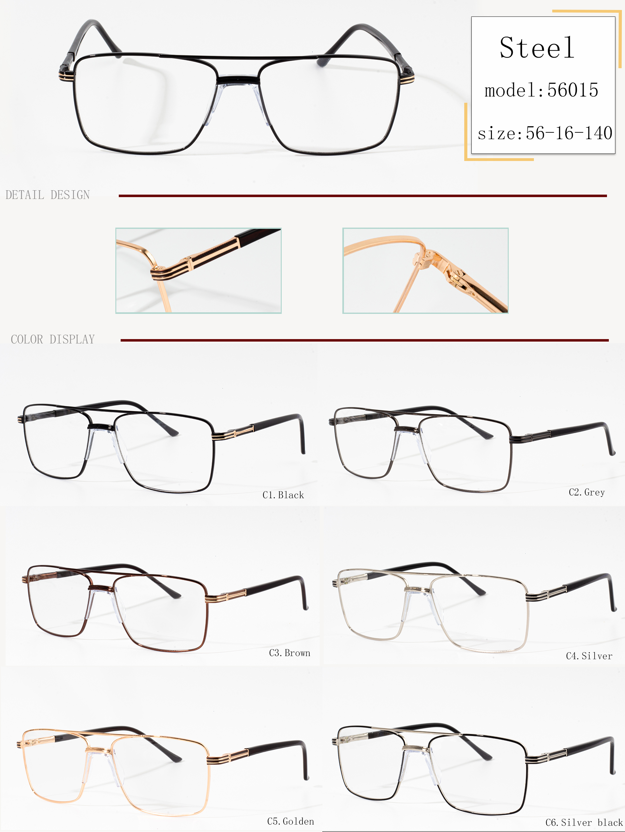metal framed glasses