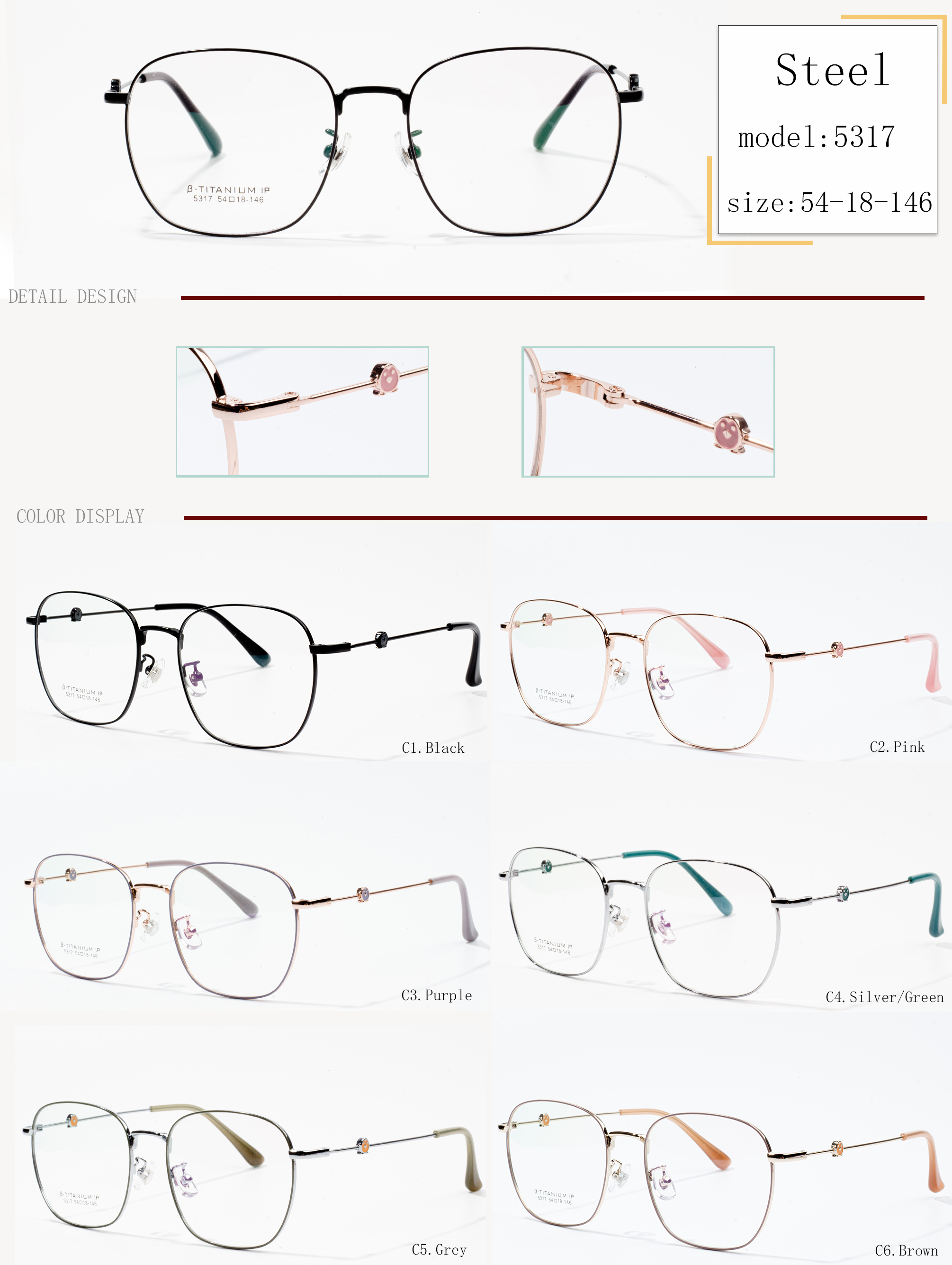 titanium eyeglasses frames
