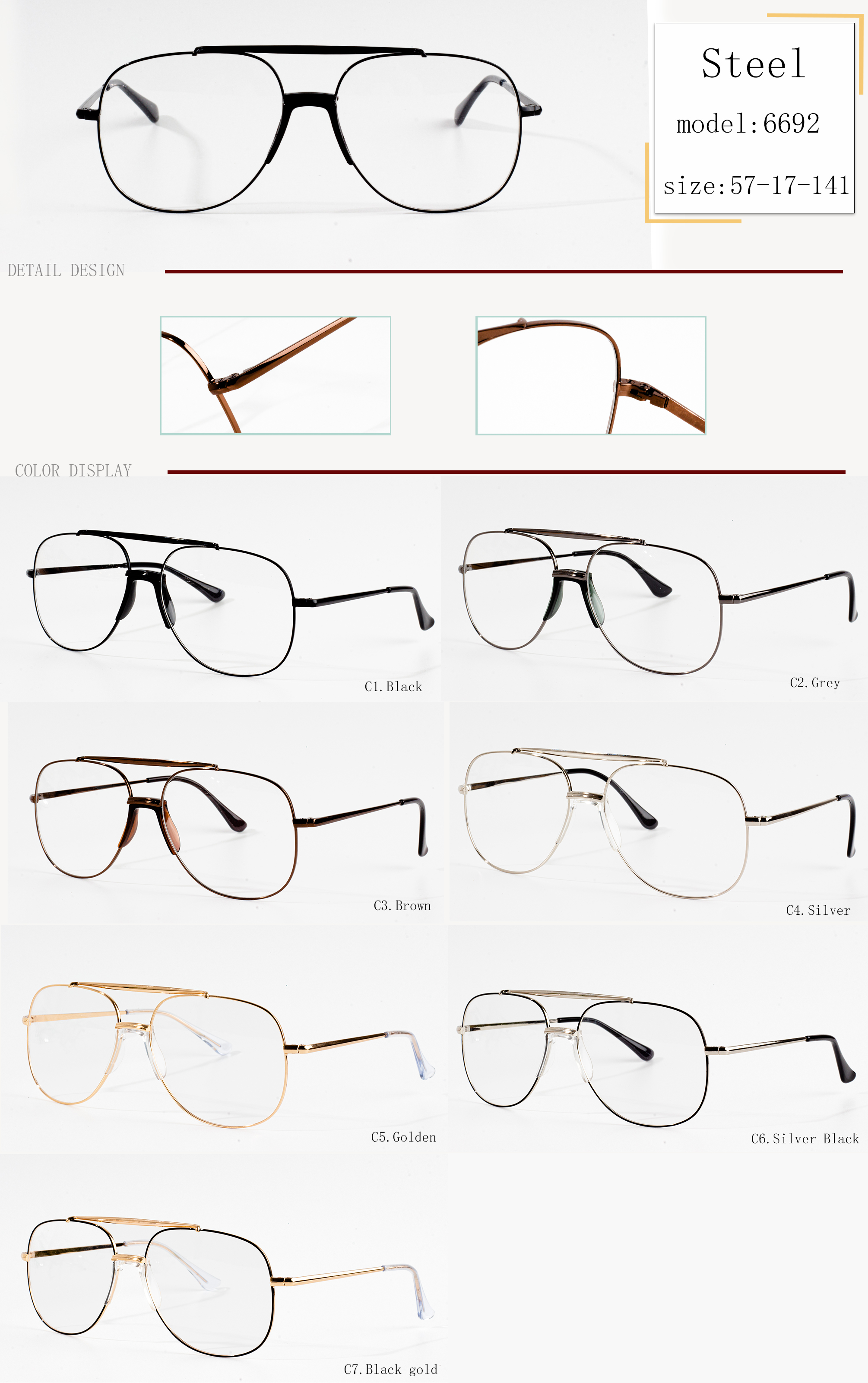 clear optical frames